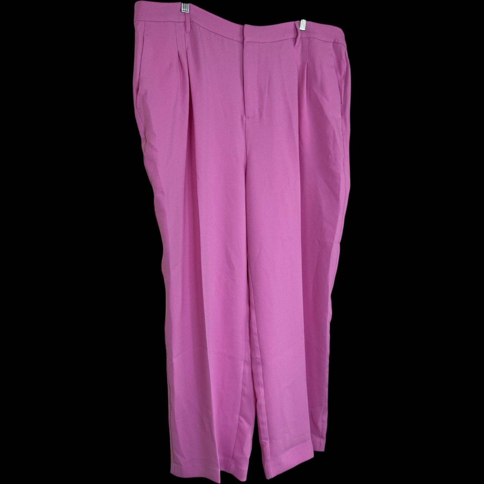 Other Candace Cameron Bure Darted Straight Leg Pant Pink 20P NWOT Size 31" - 2 Thumbnail