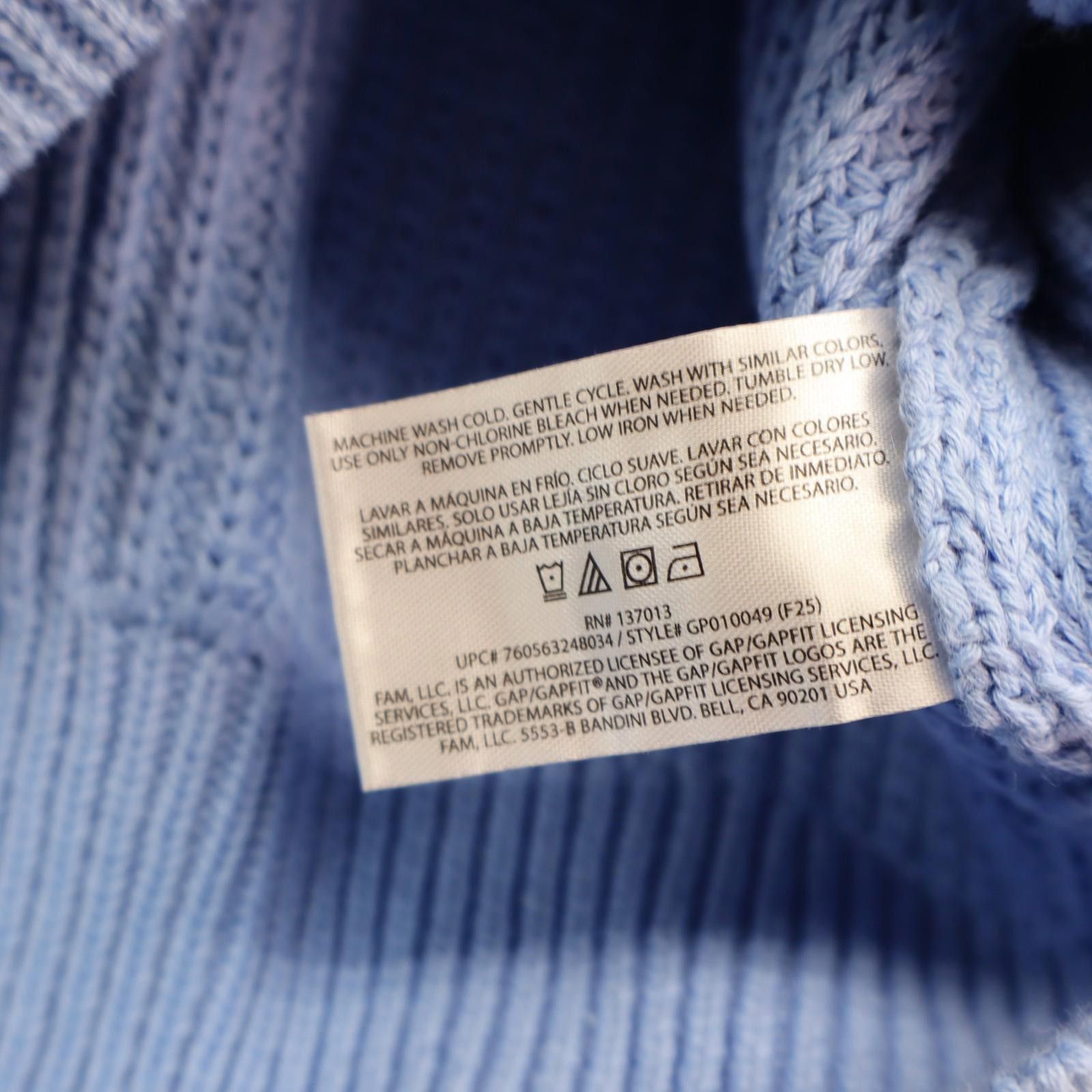 Gap Gap Sweater Womens 2XL XXL 100% Cotton New Blue Comfy NWT Size XXL / US 16-18 / IT 52-54 - 6 Thumbnail