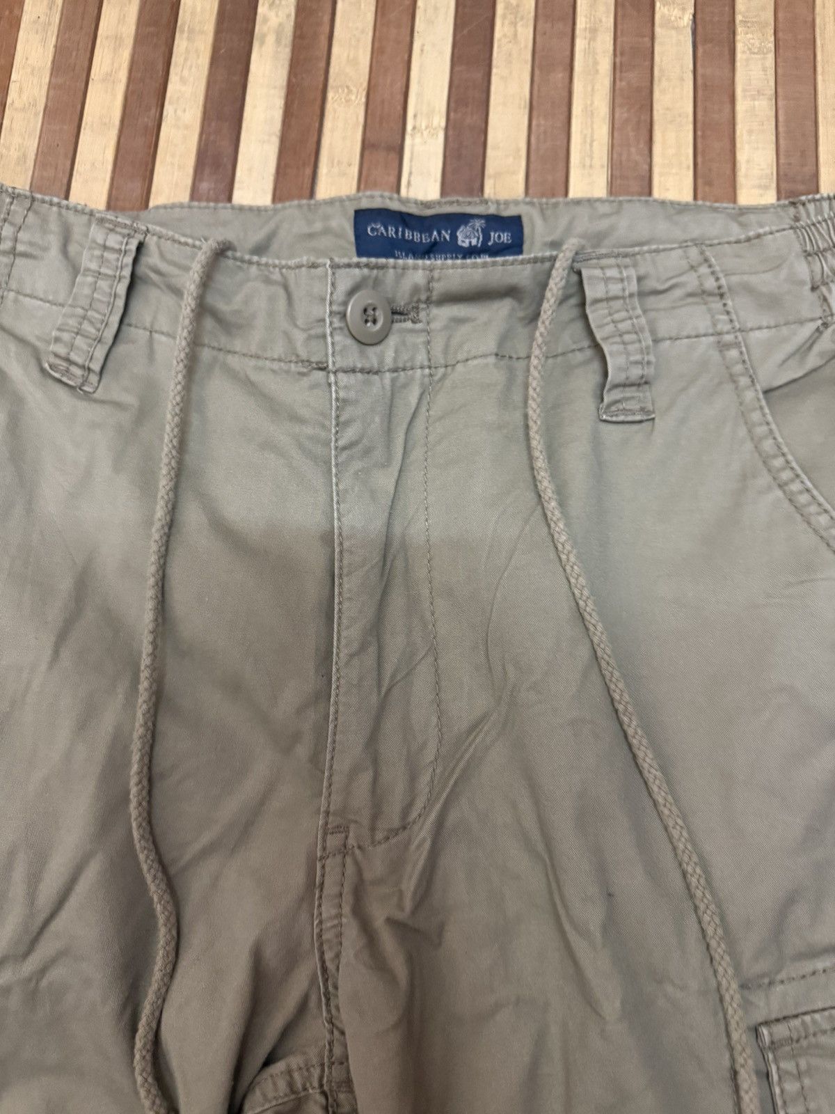 Caribbean Vintage CARIBBEAN Cargo Pants Big Pockets Streetwear W33X31 Size US 33 - 5 Thumbnail