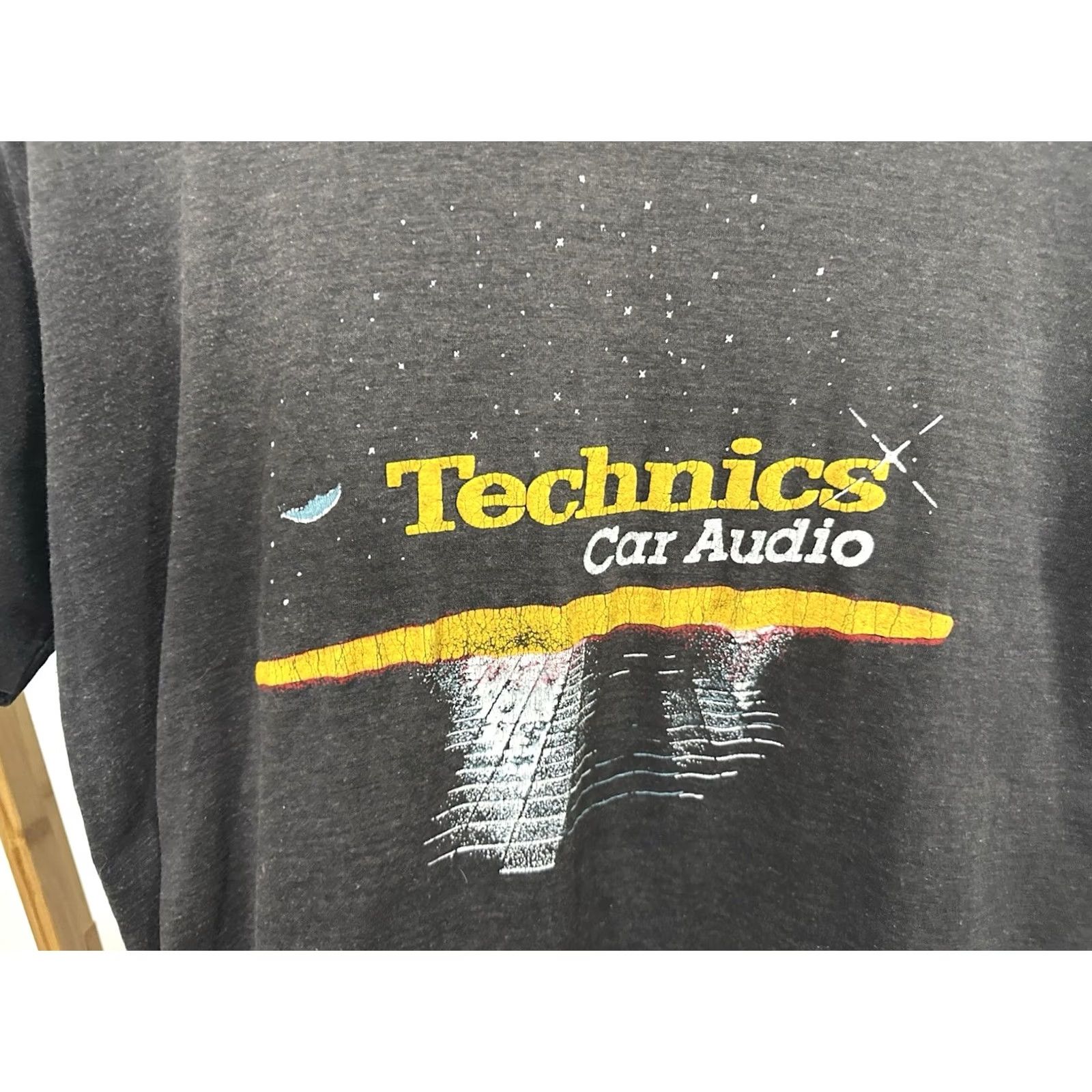 Vintage VTG 80s Technics Car Audio Sound Paper Thin Burnout Worn T-Shirt RARE Size XXL VTG Size US XXL / EU 58 / 5 - 4 Thumbnail