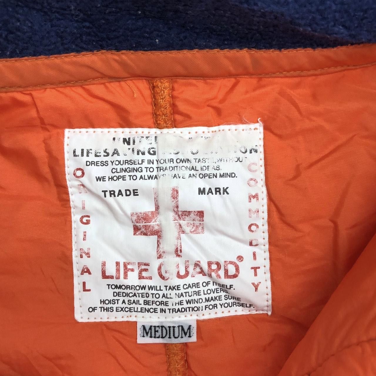 Other Vintage LIFE GUARD Snap Button Reflective Fleece Jacket Size US M / EU 48-50 / 2 - 5 Thumbnail