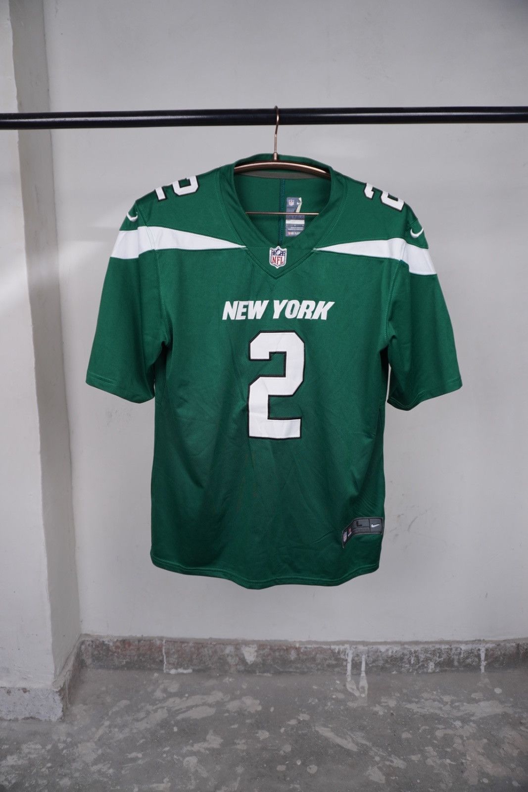Nike Nike New York Jets Game Shirt Mens Size US L / EU 52-54 / 3 - 2 Thumbnail