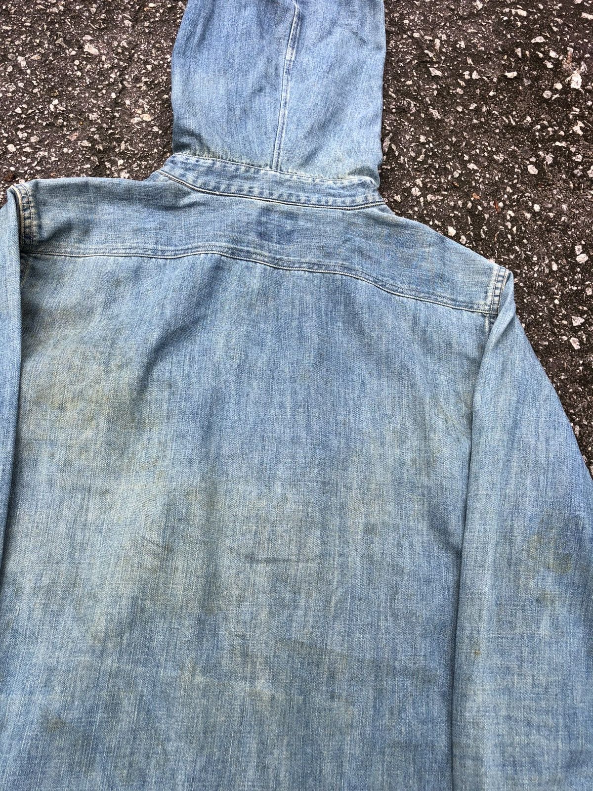 Orslow Orslow Hoodie Denim Shirt Size US M / EU 48-50 / 2 - 15 Thumbnail