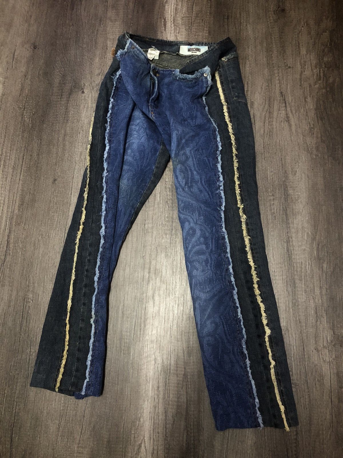 Moschino × Vintage MOSCHINO JEANS DONNA RARE DESIGN Size 28" / US 6 / IT 42 - 1 Thumbnail