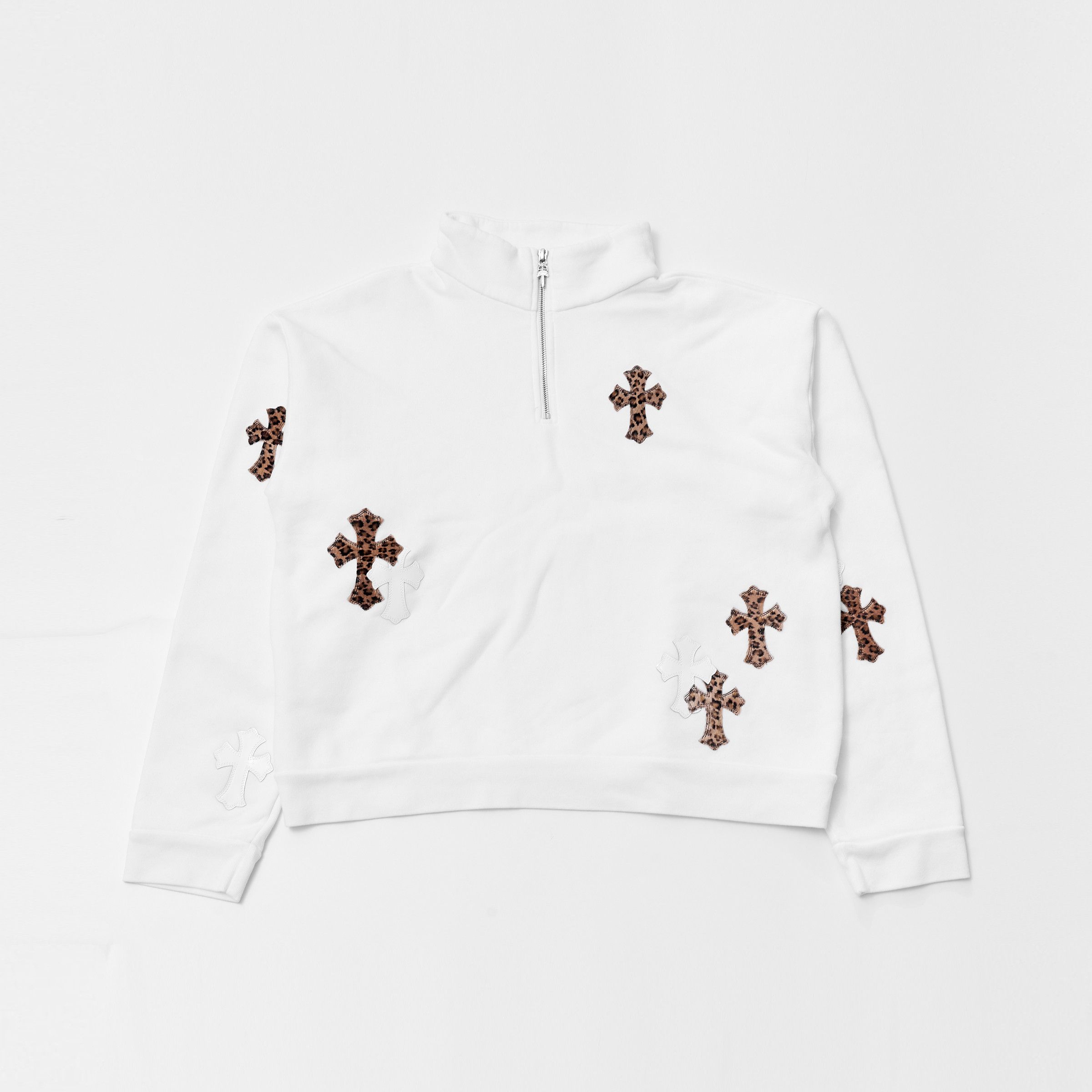 Chrome Hearts CHROME HEARTS PAPER JAM CEMETERY CROSS PATCH ZIP SWEATER Size US M / EU 48-50 / 2 - 1 Thumbnail