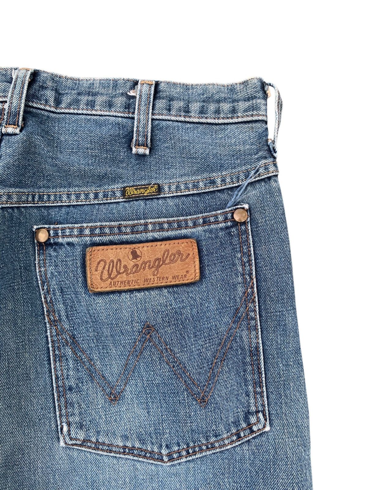 Wrangler VINTAGE WRANGLER SELVEDGE BAGGY JAPANESE FADED DENIM Size US 31 - 11 Thumbnail