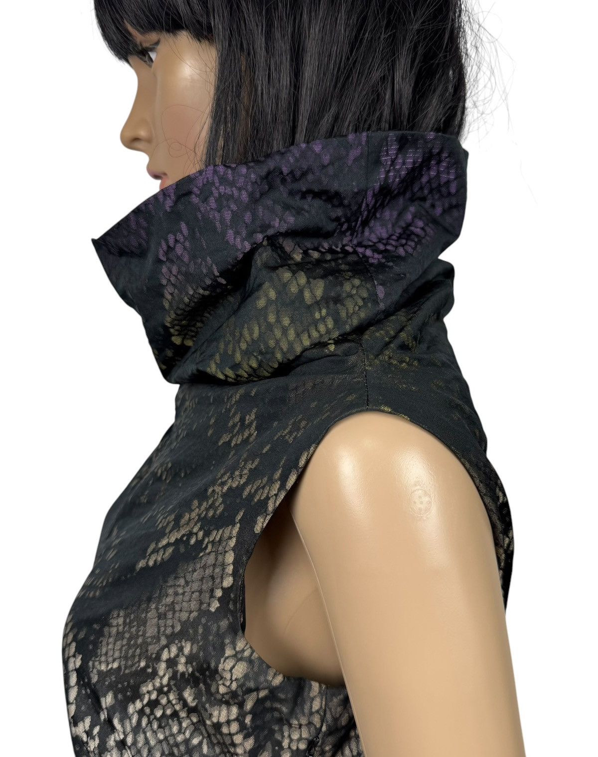 Designer Bitte Kai Rand Python Printed Dress Mock Neck size DE36 IT42 Size M / US 6-8 / IT 42-44 - 10 Thumbnail