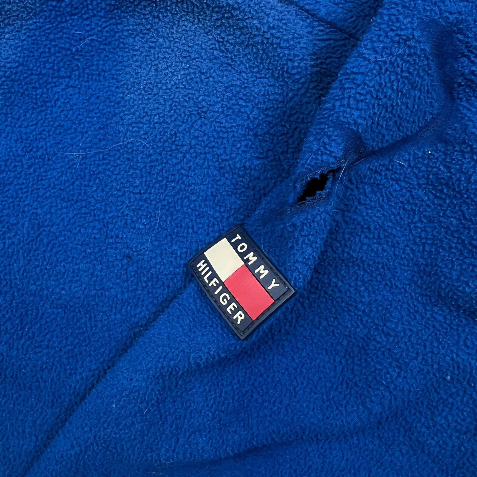 Tommy Hilfiger × Vintage Vintage 90s Tommy Hilfiger Fleece Large Full Zip Tommy Flag Size US L / EU 52-54 / 3 - 5 Thumbnail