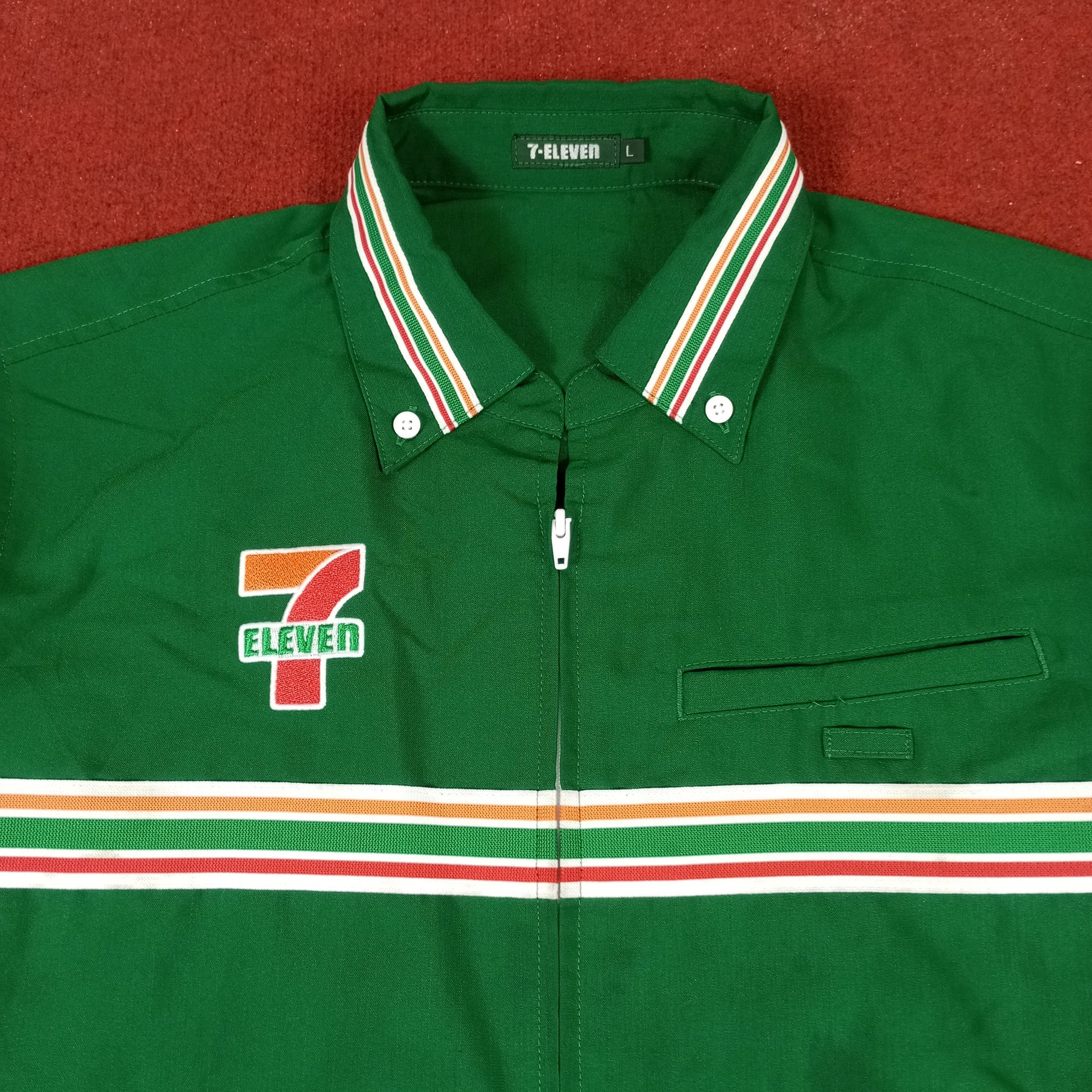 Japanese Brand × Vintage 7 Eleven Japanese Workers Uniform Jacket Size US M / EU 48-50 / 2 - 2 Thumbnail