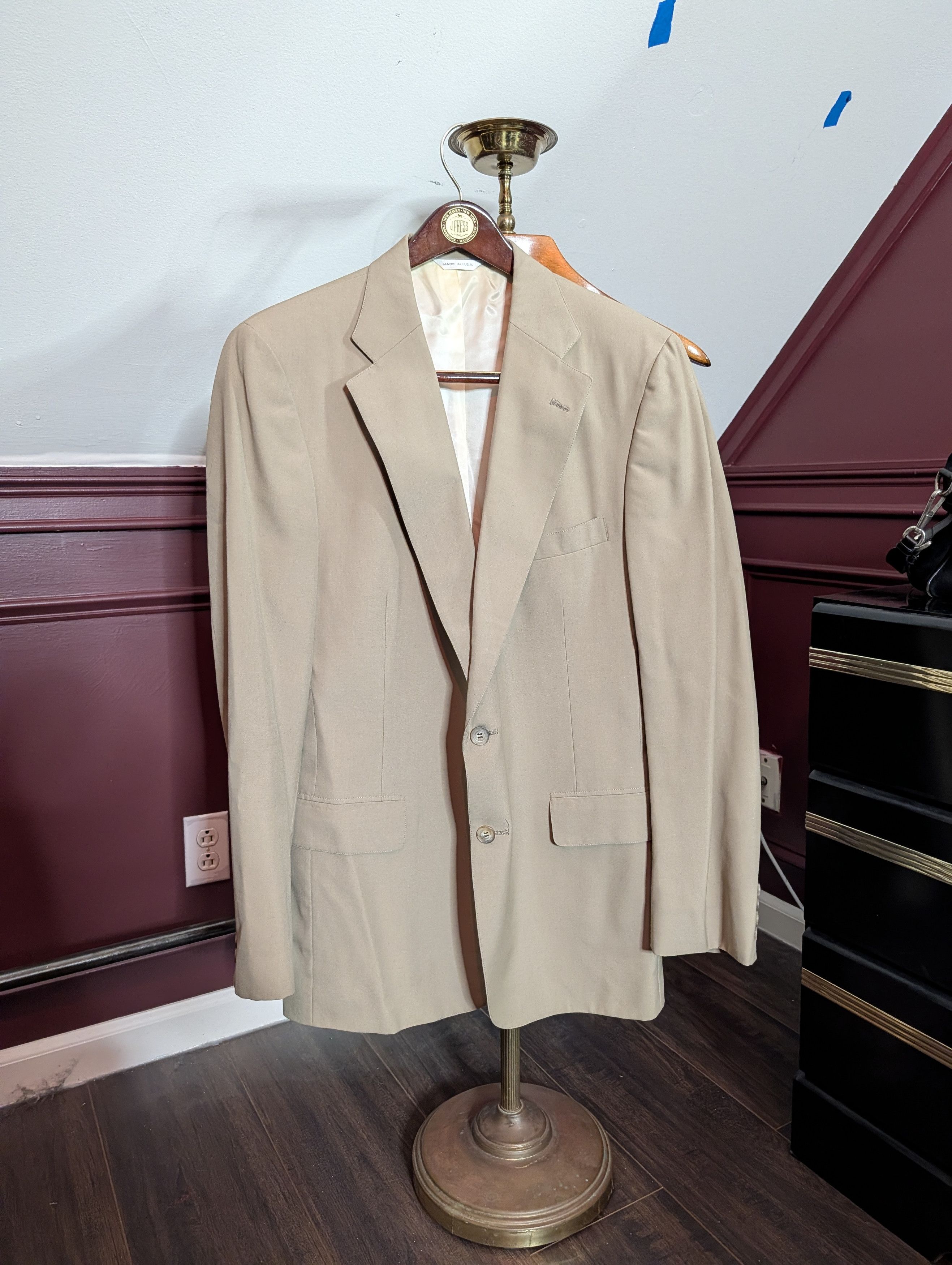 Kilgour KF&S Bespoke Khaki 2pc Suit MiUSA - Jacket & Trousers Size 40L - 2 Thumbnail