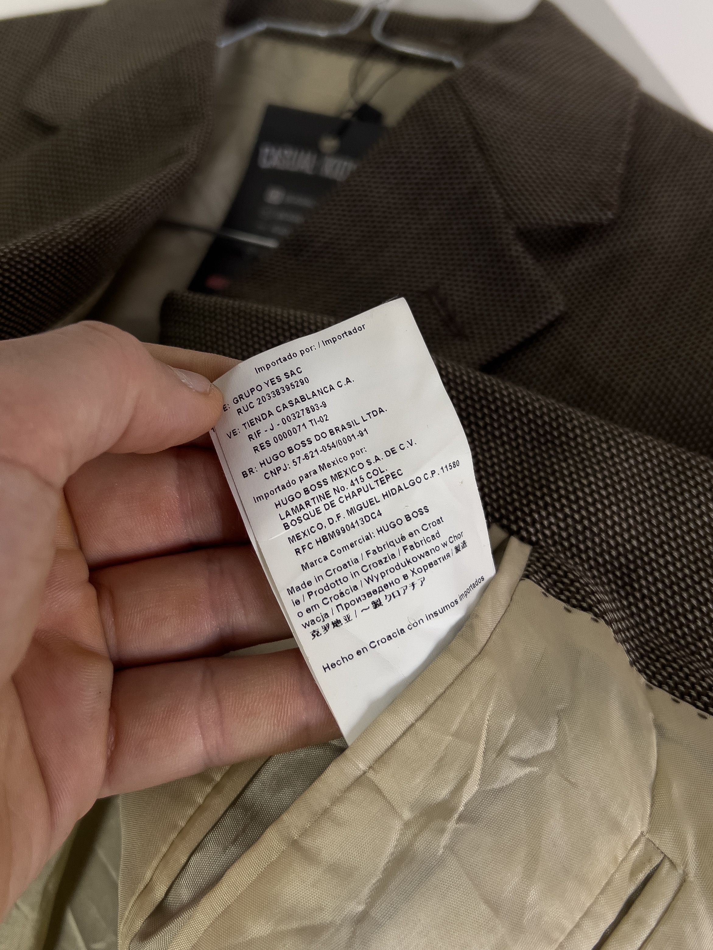 Hugo Boss Hugo Boss Wool Men`s Blazer Size 42R - 8 Thumbnail