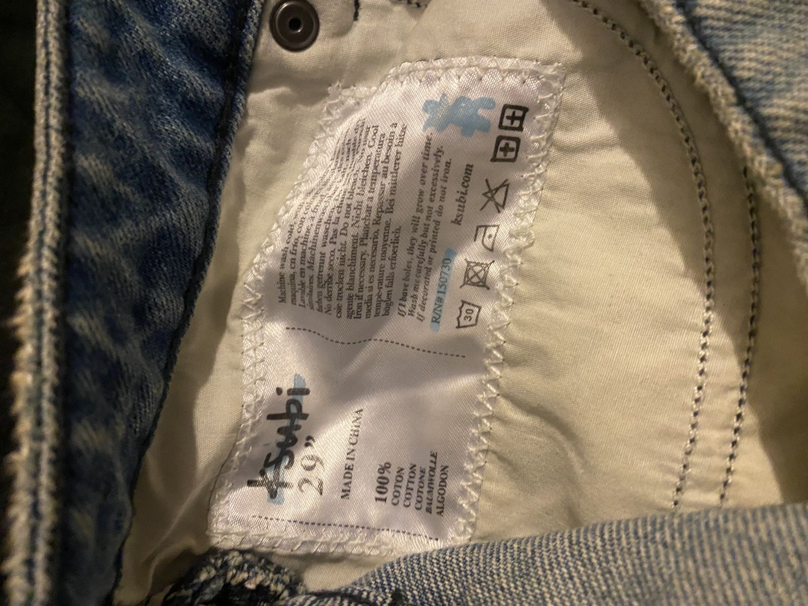 Ksubi Ksubi Blue Ripped Size US 29 - 2 Thumbnail