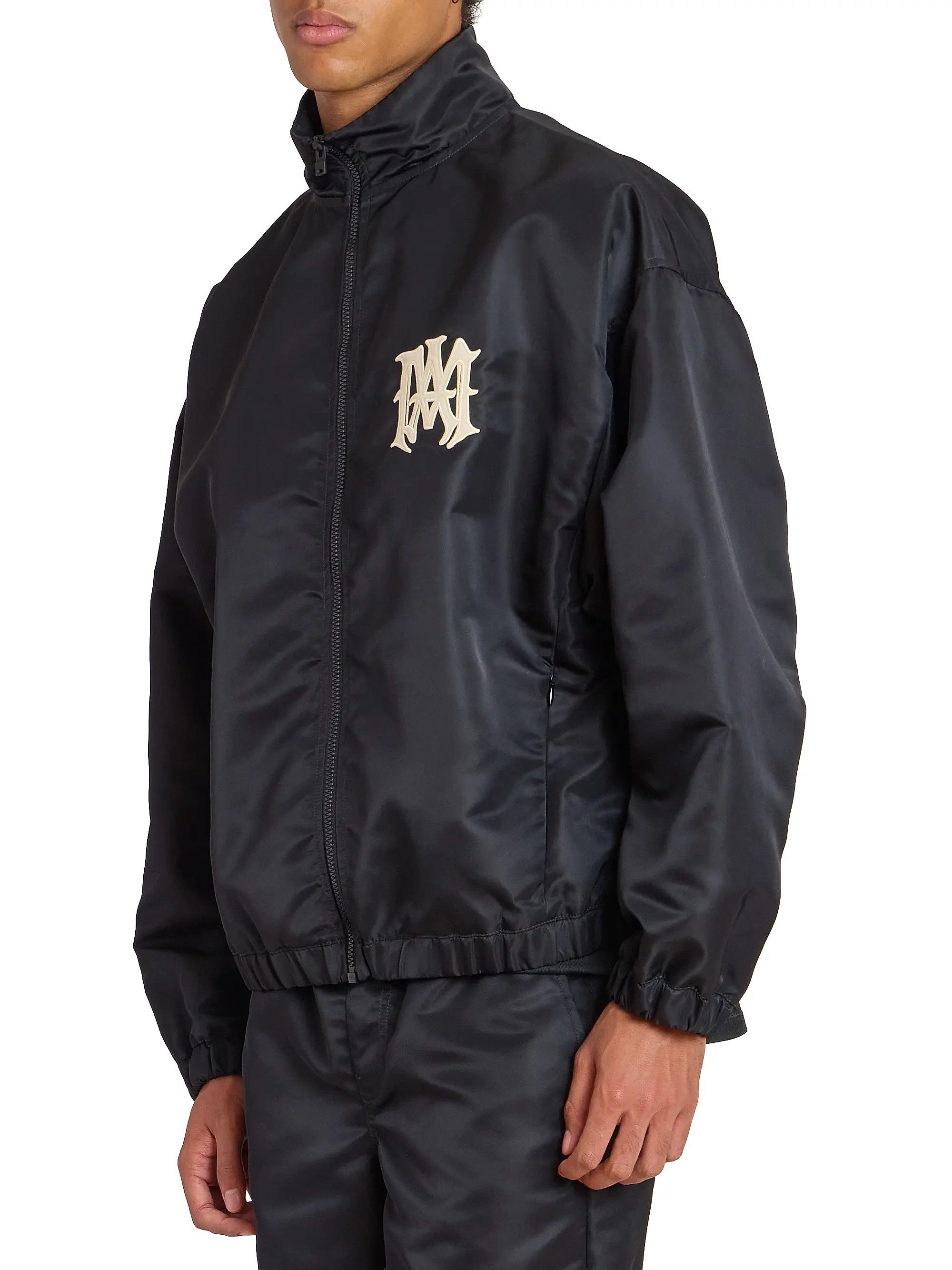 Amiri os11x0526 Hollywood Embroidered Logo Jacket in Black Size US L / EU 52-54 / 3 - 5 Thumbnail
