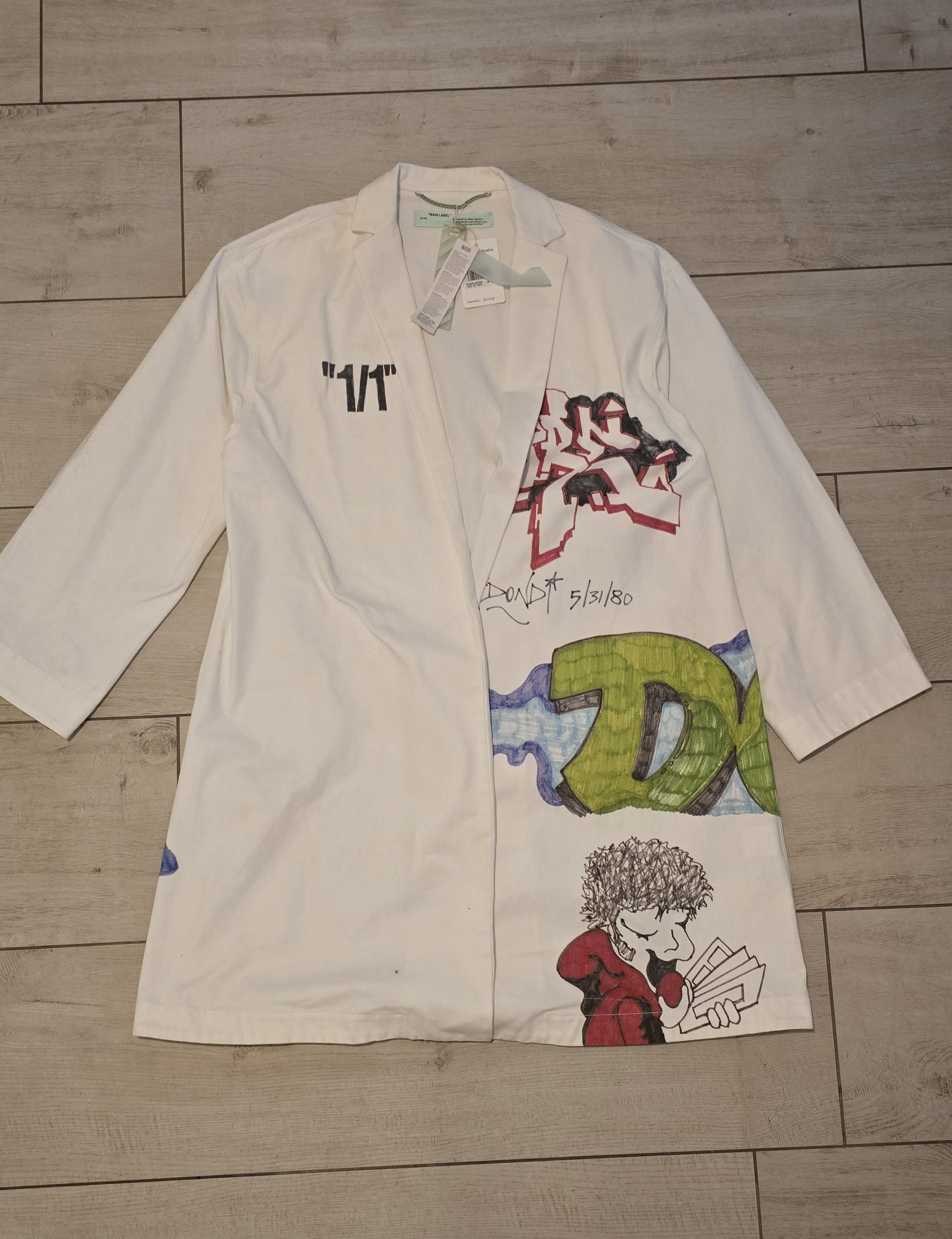 Off-White × Virgil Abloh Lab Coat Size US L / EU 52-54 / 3 - 1 Thumbnail