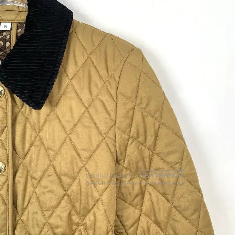 Burberry Burberry Brown Quilted Women's Cotton Jacket. Size S / US 4 / IT 40 - 3 Thumbnail