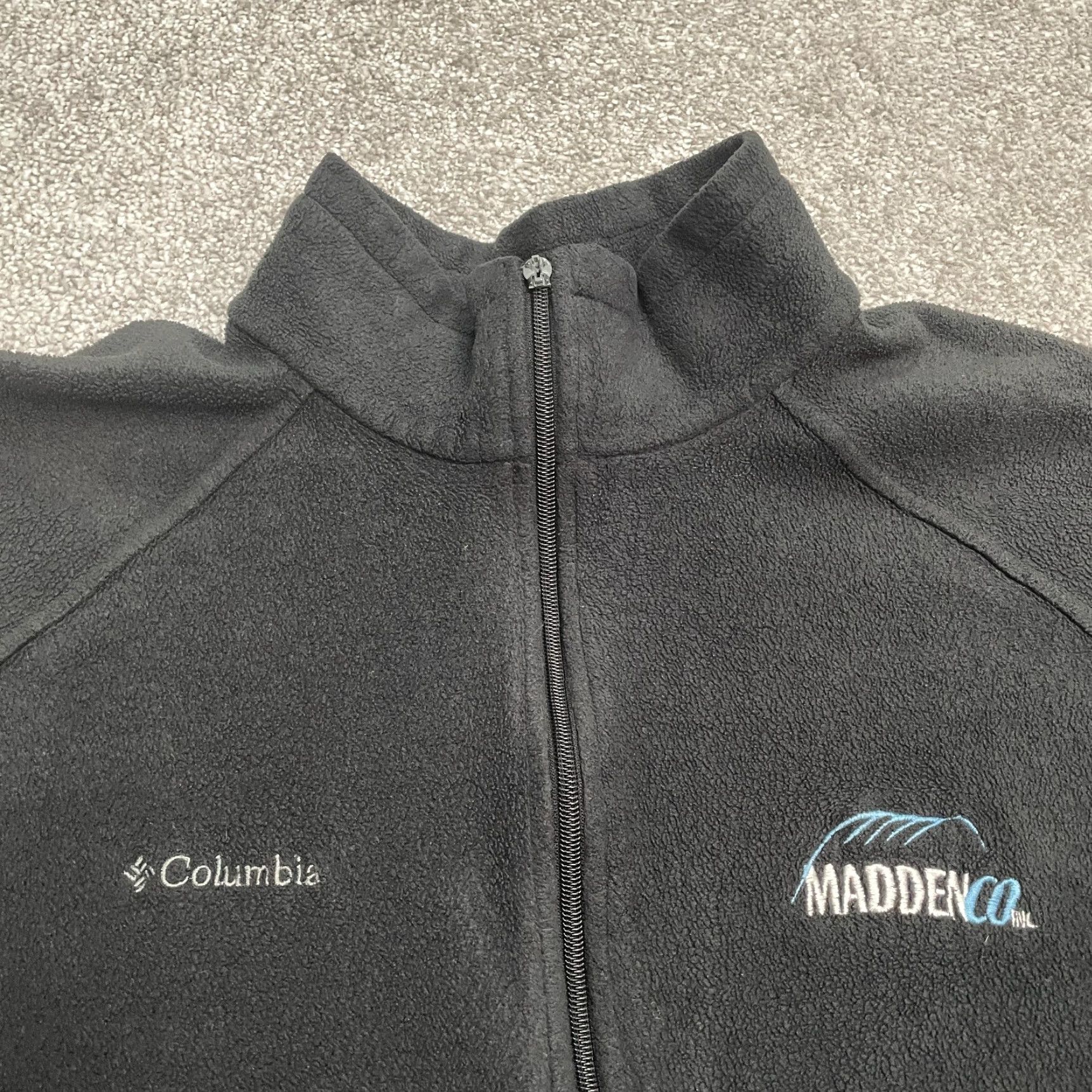 Vintage Columbia Jacket Womens 1X Benton Springs Fleece Full Zip Black Outdoor Outdoor Hiking Classic Model Benton Springs Womens 1X Black Zip Pockets Logo Size XL / US 12-14 / IT 48-50 - 4 Thumbnail