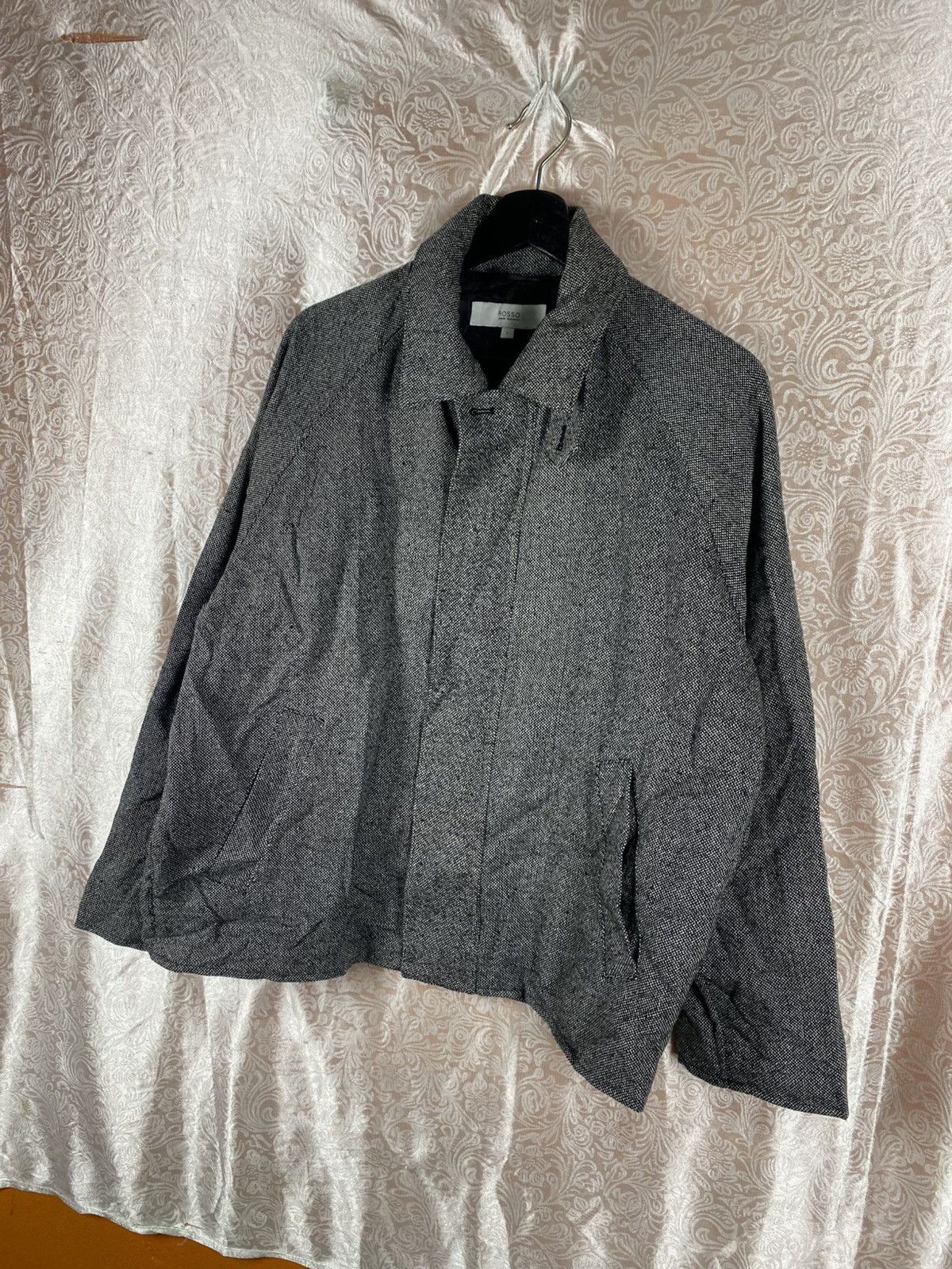 URBAN RESEARCH DOORS ROSSO Urban Research Grey Wool Blend Minimalist Clean Style Size L / US 10 / IT 46 - 4 Thumbnail