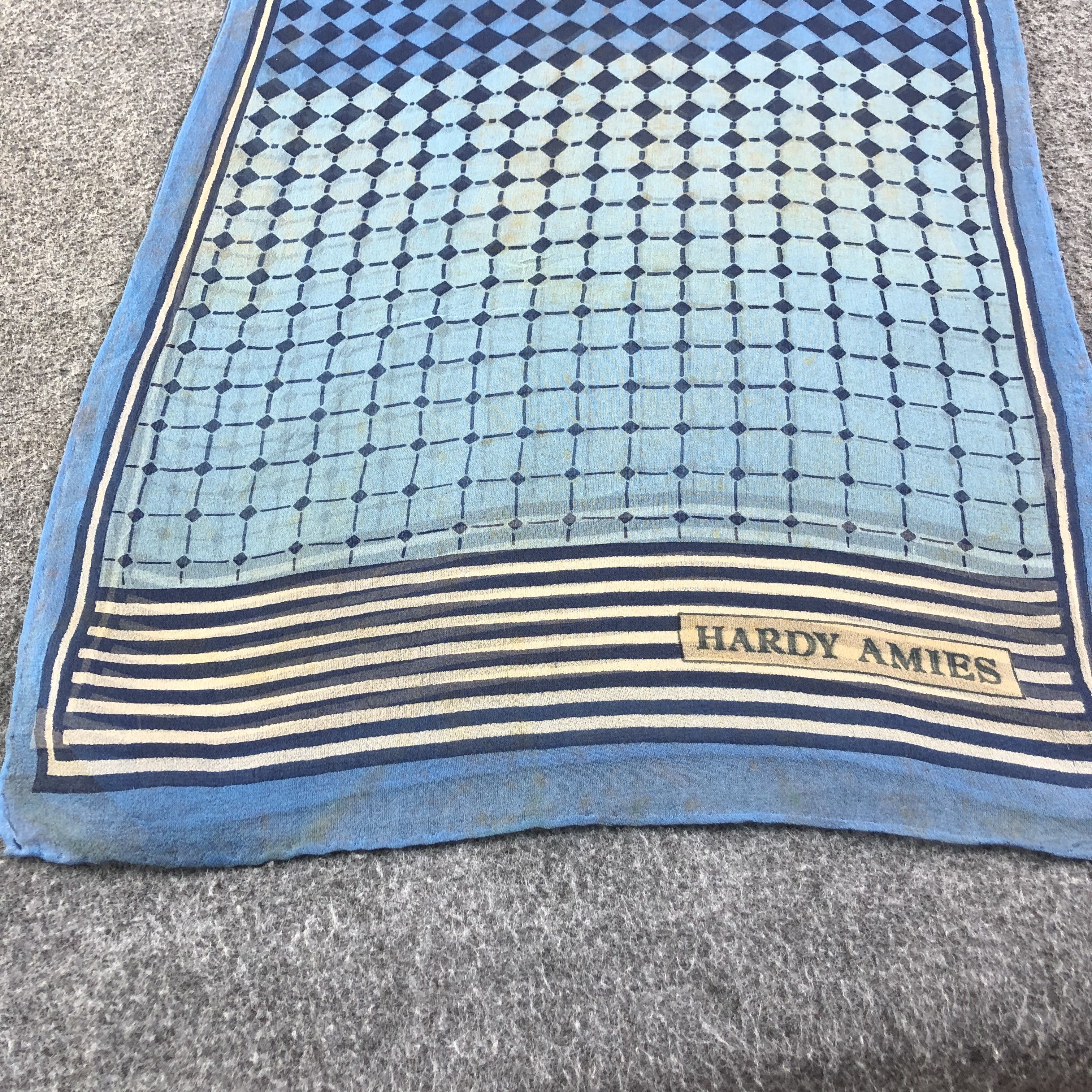Hardy Amies Vintage Hardy Amies Silk Stole Silk Scarf M597 Size ONE SIZE - 6 Thumbnail