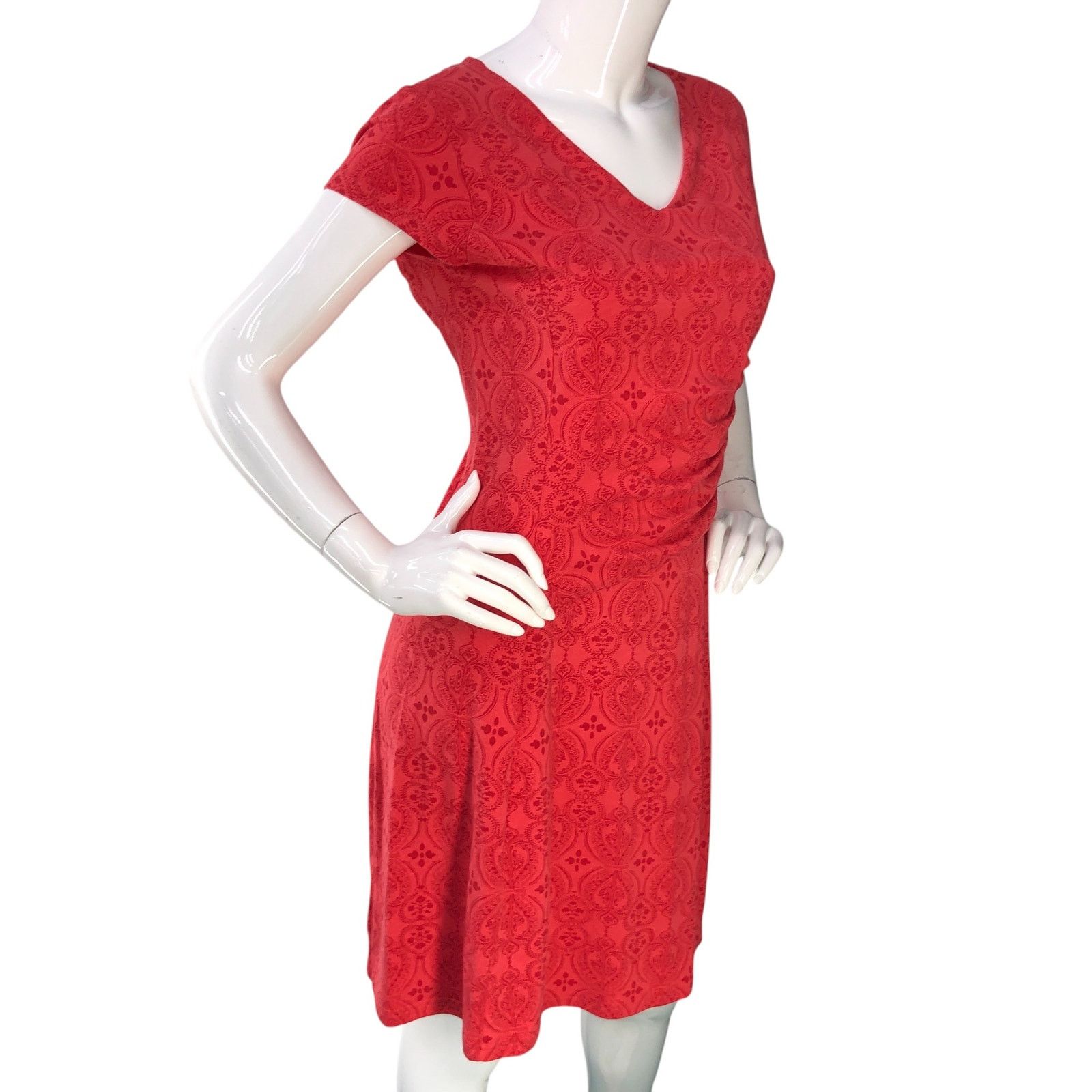 Kuhl Kuhl Size S Dress Verona Coolmax Stretch Ruched V Neck Size S / US 4 / IT 40 - 10 Thumbnail