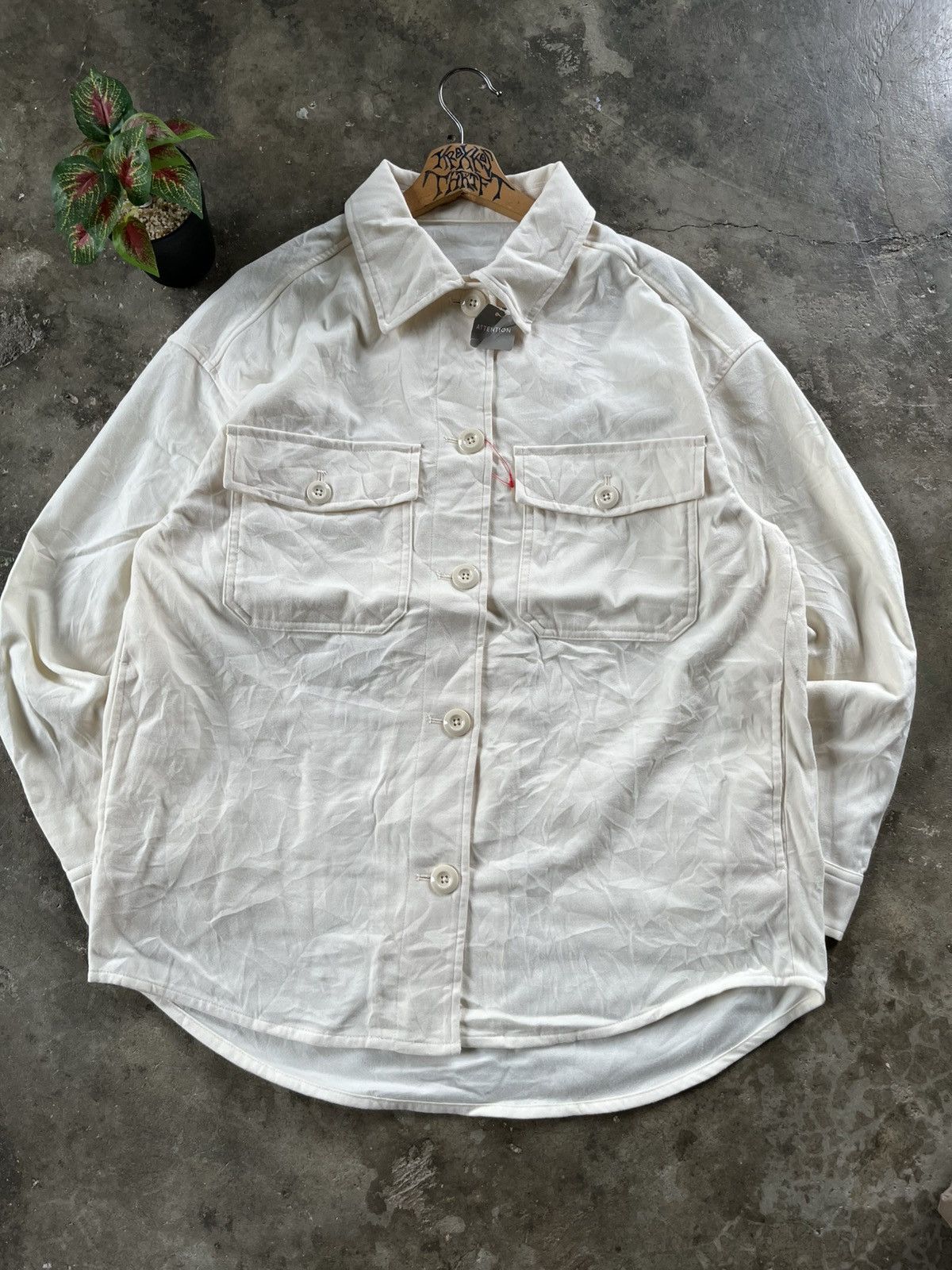 GU × If Six Was Nine × Japanese Brand ⚡️GU SHIRTS BUTTON UP LONG SLEEVE WITH TAGGING Size US L / EU 52-54 / 3 - 1 Thumbnail