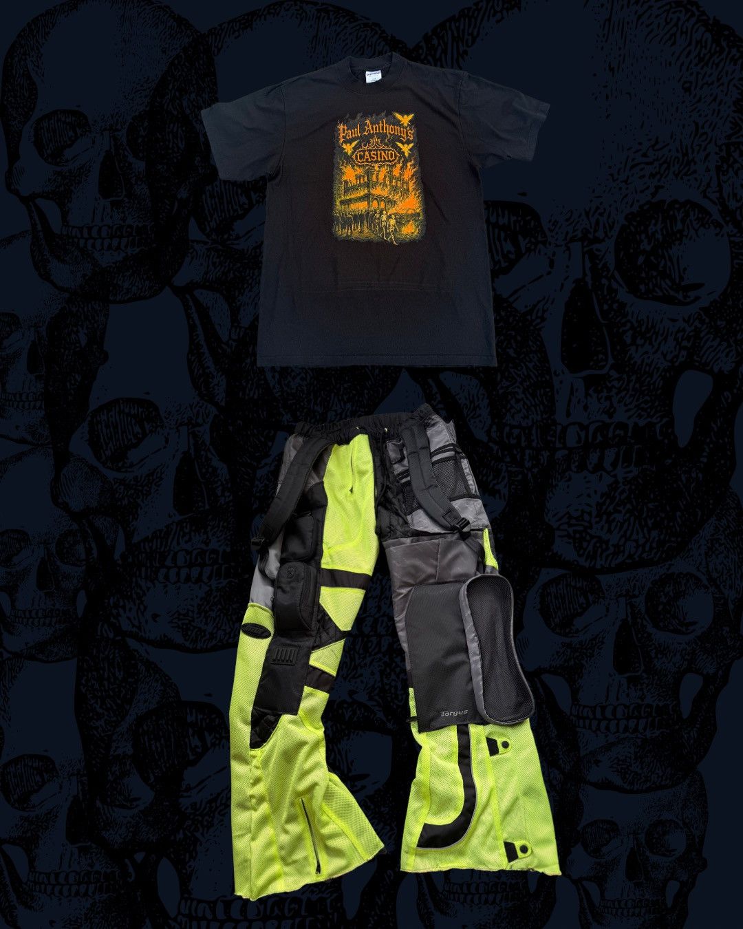 Other Stacked Bookbag Pants- upcycle Size US 32 / EU 48 - 2 Thumbnail
