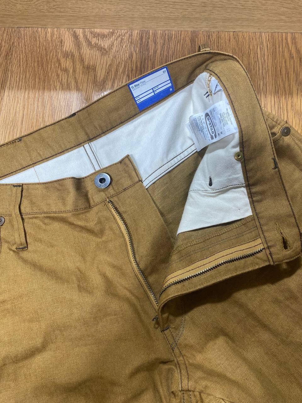 G-Star G Star Raw 90's Vintage Double Knee Faded Jeans Y2K Hype Size US 32 / EU 48 - 5 Thumbnail