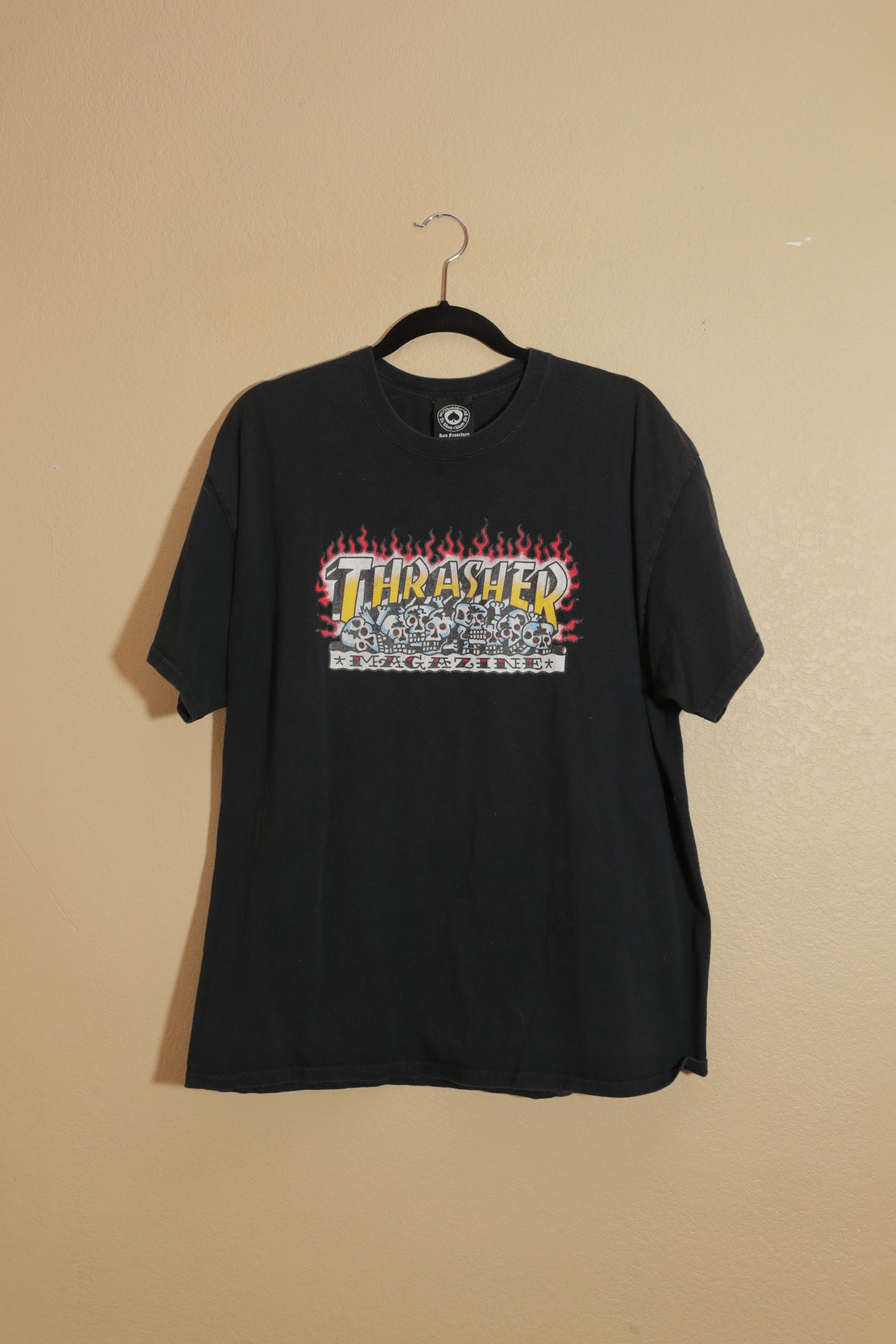 Thrasher Thrasher Bert Krak Skulls Logo Tee (XL) Size US XL / EU 56 / 4 - 1 Thumbnail