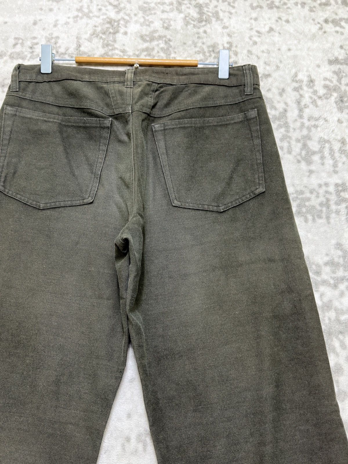 Marithe + Francois Girbaud Marithe Francois Girbaud Archive Green Wool Straight Loose Size US 31 - 10 Thumbnail