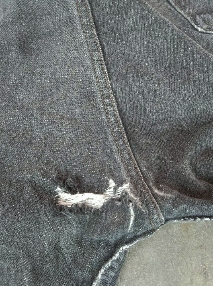 Levi's 80s Vintage Levi's 501 Black Made In USA Jeans 36x36 Size US 36 / EU 52 - 4 Thumbnail