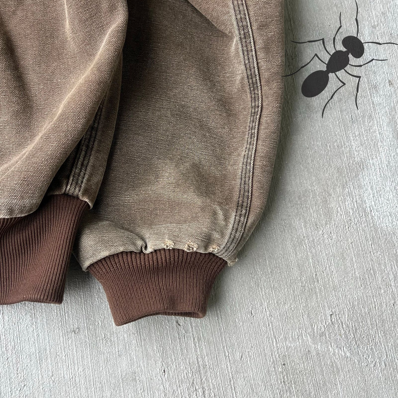 Carhartt × Vintage Carhartt CHT brown hooded work wear jacket Size US XL / EU 56 / 4 - 13 Thumbnail