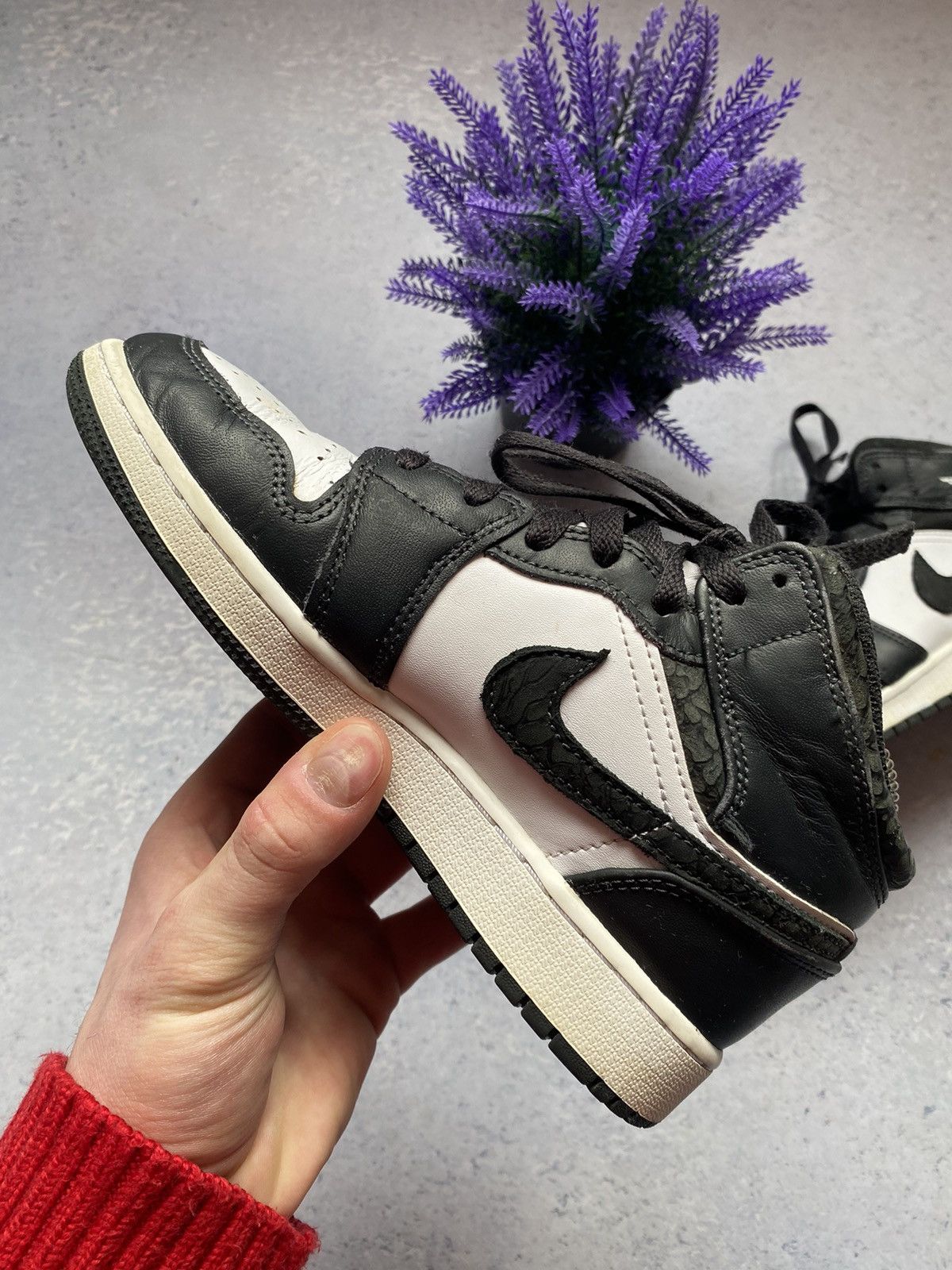 Jordan Brand Nike Air Jordan Panda Elephant Black/White Size EUR 36 Size US 5.5 / IT 35.5 - 10 Thumbnail