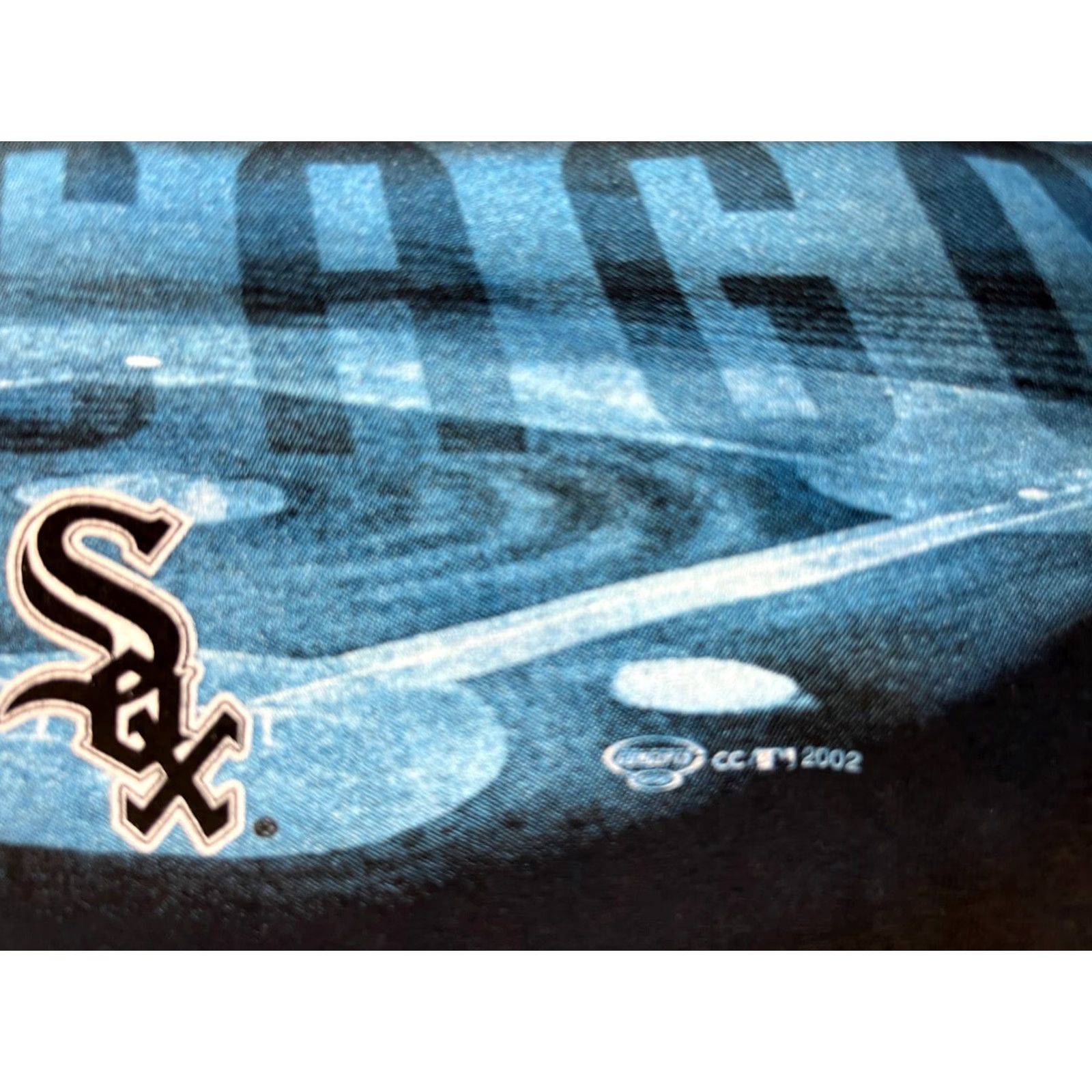 Delta VINTAGE Chicago White Sox T-Shirt Delta Pro Weight Size M Men's Black Cotton Short Sleeve Crew Neck 2002 Graphic Print Logo Sports Size US M / EU 48-50 / 2 - 4 Thumbnail
