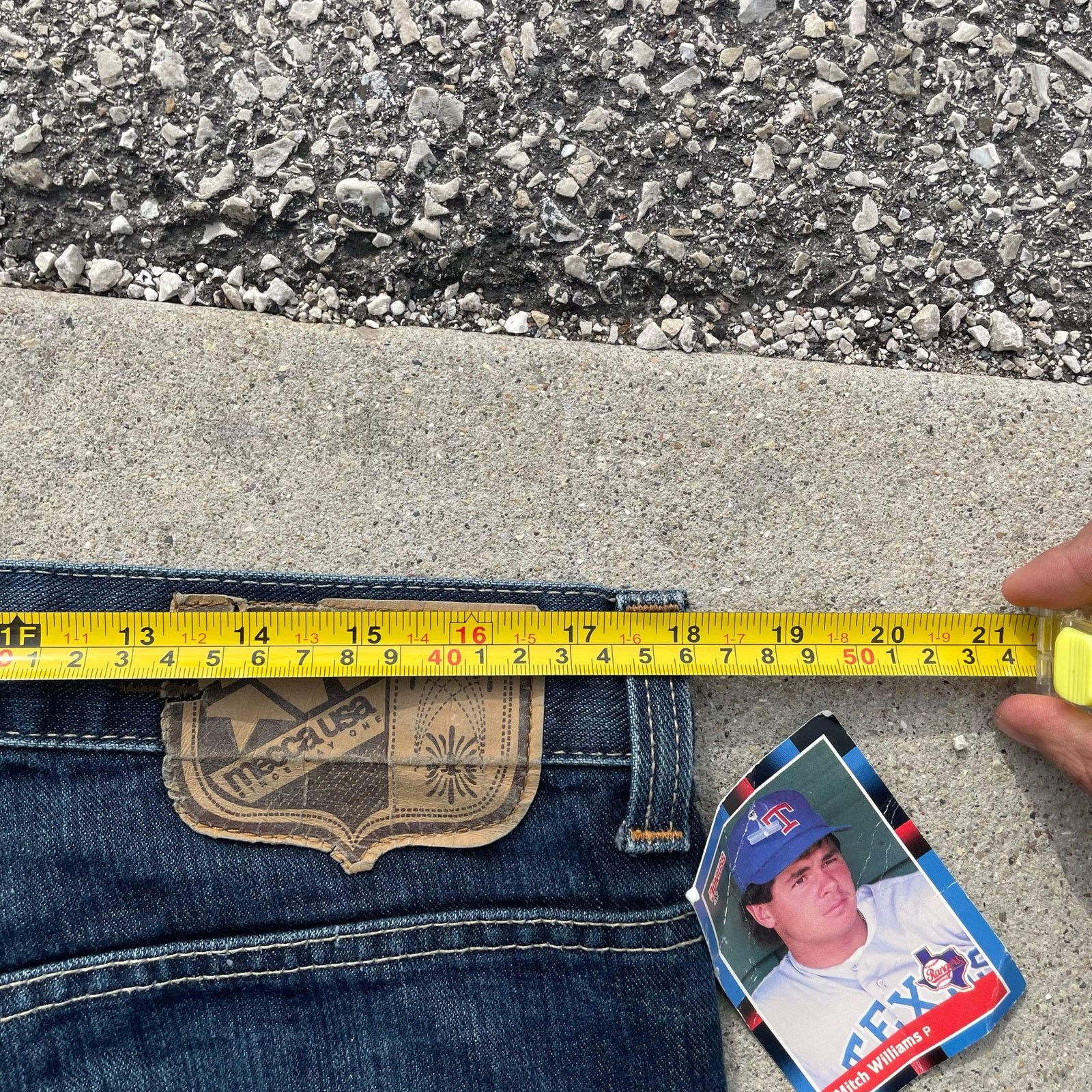 Mecca Mecca USA Jeans 36x30 Baggy Denim Dark Wash Y2K Streetwear Size US 36 / EU 52 - 7 Thumbnail