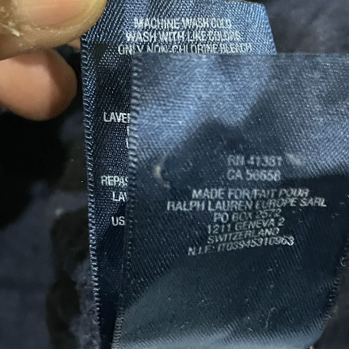 Polo Ralph Lauren Vintage Polo Ralph Lauren Zip Up Hoodie Navy Blue Boys Size US S / EU 44-46 / 1 - 10 Thumbnail
