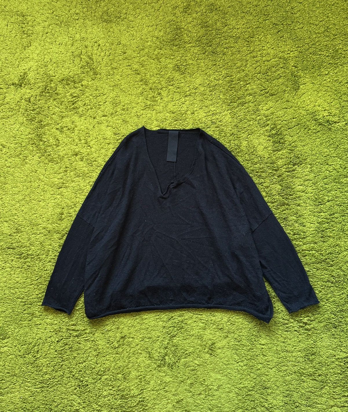 Rundholz Rundholz avant garde wool v-neck pullover sweater Size M / US 6-8 / IT 42-44 - 4 Thumbnail