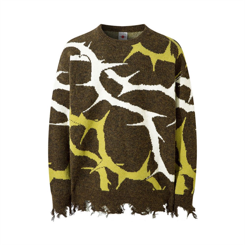 Japanese Brand × Vintage Jacqu Thorn Sweater Winter Loose Size US L / EU 52-54 / 3 - 1 Thumbnail