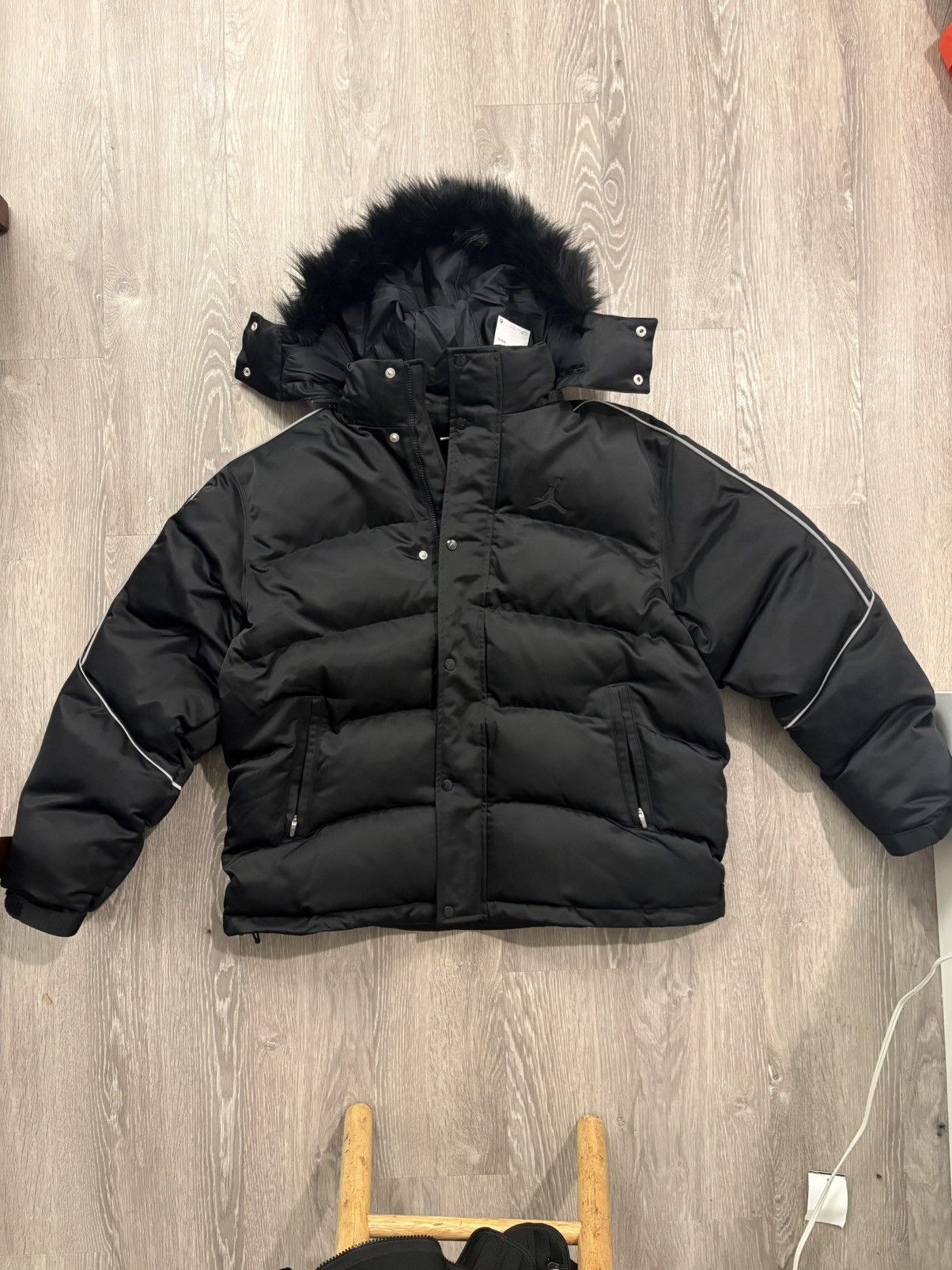 Supreme x Jordan Black Puffer