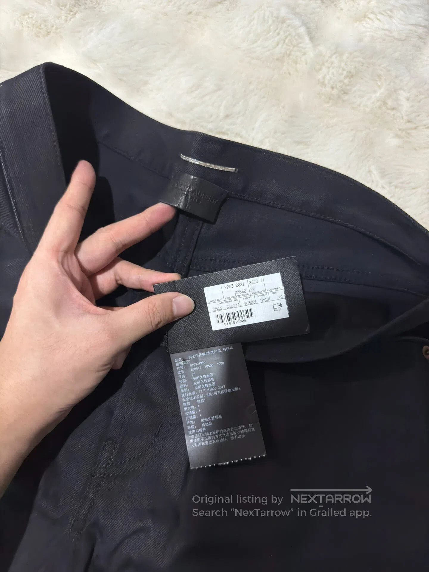 Saint Laurent Paris Saint Laurent Paris Solid black denim shorts| Size US 28 / EU 44 - 4 Thumbnail