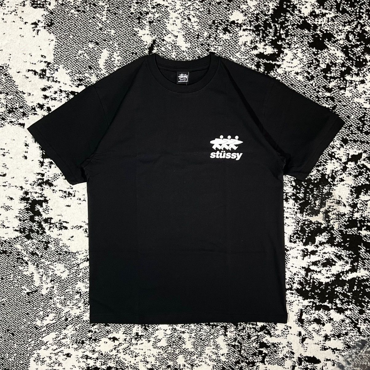 Stussy STUSSY SURFWALK PIGMENT DYED TEE BLACK - M Size US M / EU 48-50 / 2 - 4 Thumbnail