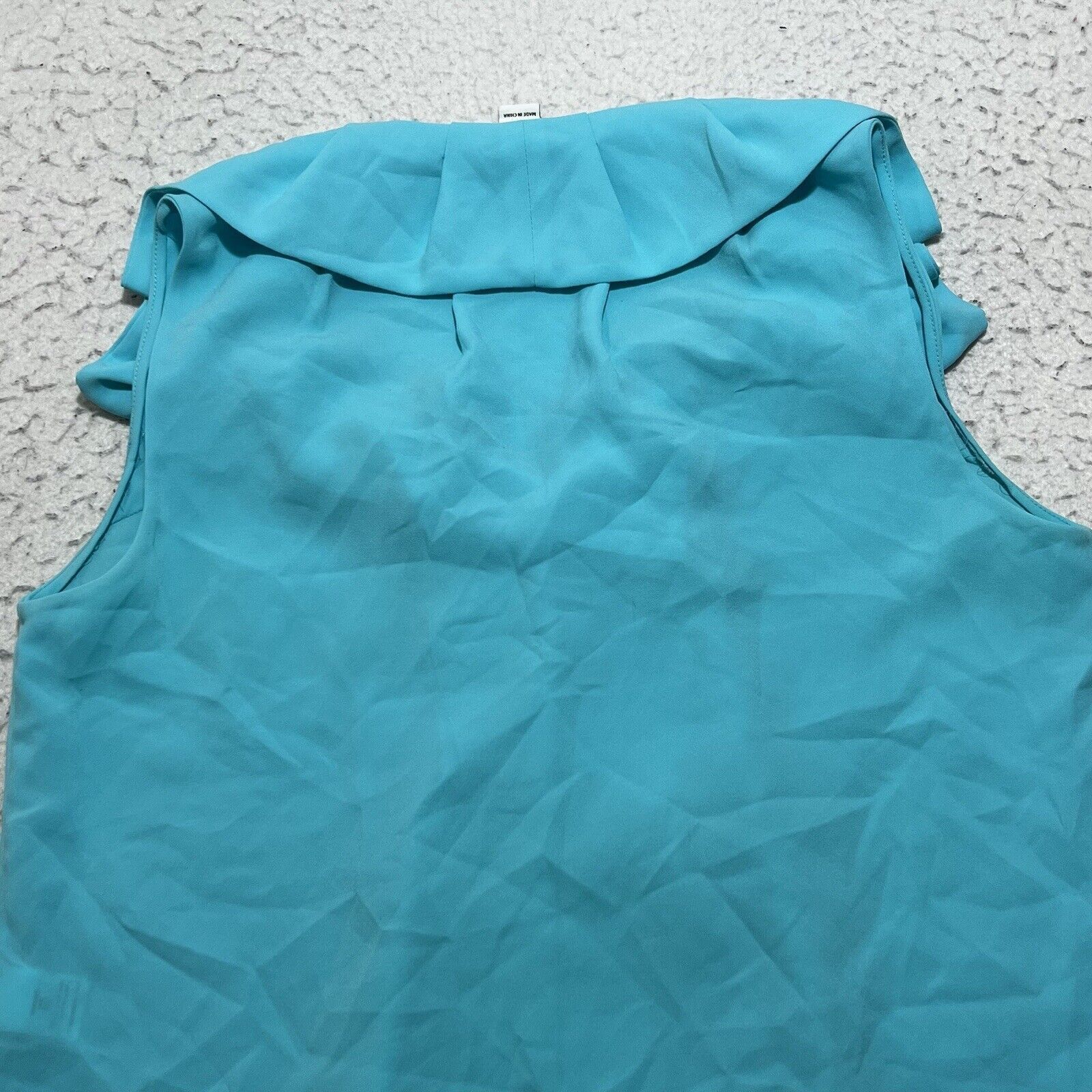 Diane von Furstenberg Diane Von Furstenberg Women's 4 Ruffled Blouse Blue Top Size S / US 4 / IT 40 - 9 Thumbnail