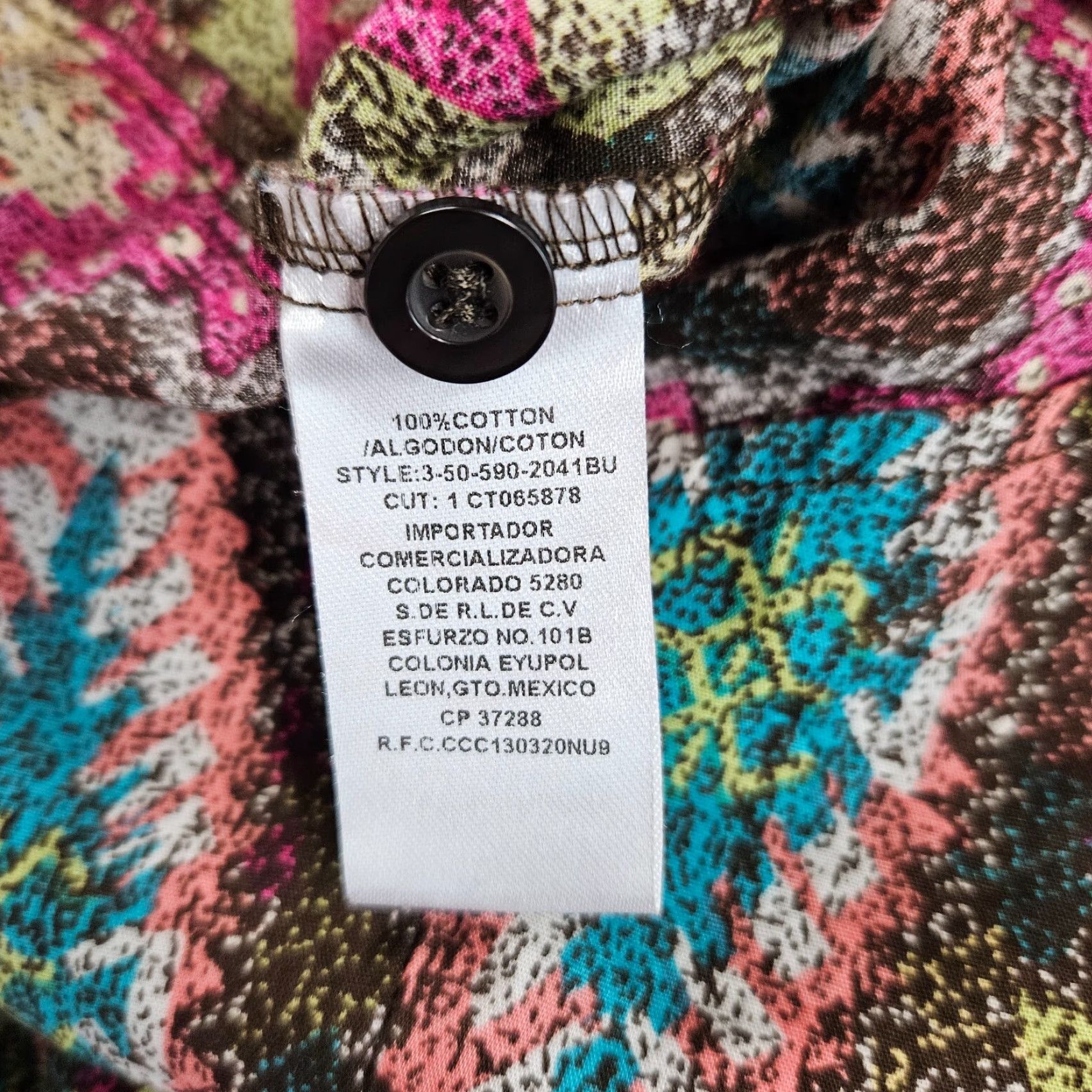 Roper Roper Shirt Womens Pearl Snap Long Sleeve Cotton Size Small Pink Brown Multicolor Size S / US 4 / IT 40 - 5 Thumbnail