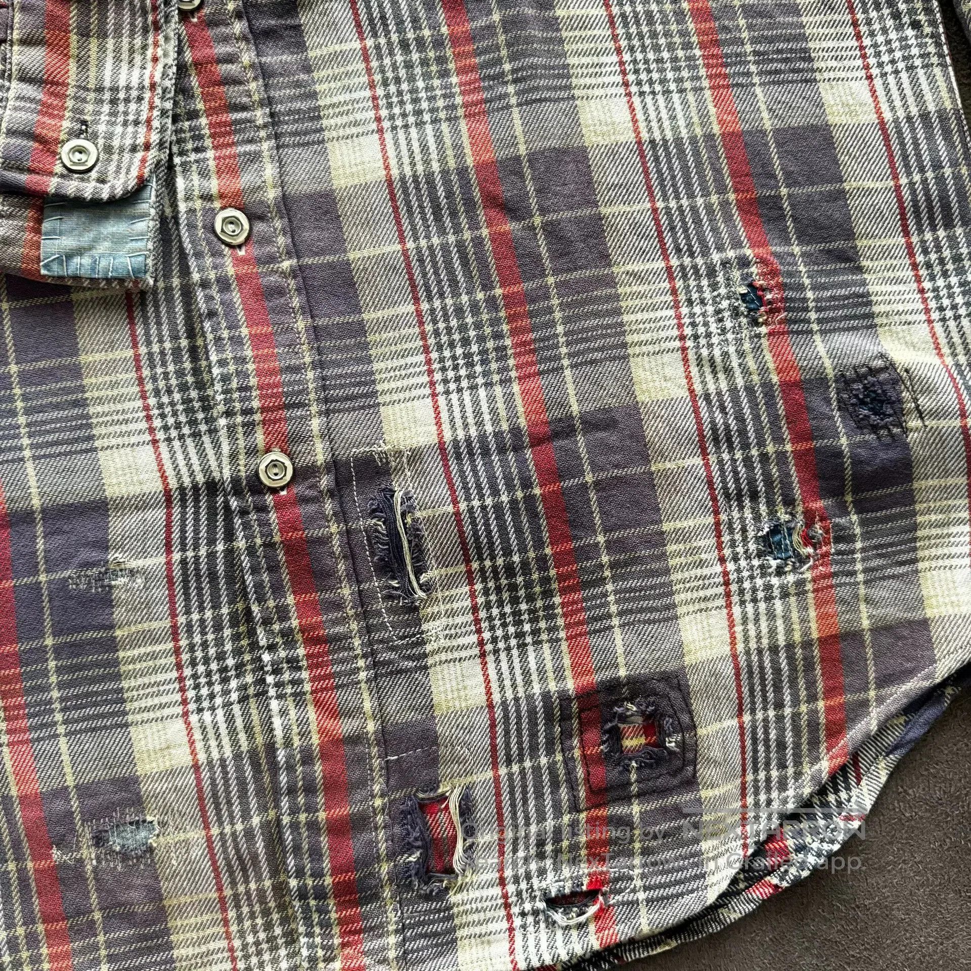 Polo Ralph Lauren Ralph Lauren Plaid Patch Embroidered Shirt. Size US M / EU 48-50 / 2 - 5 Thumbnail