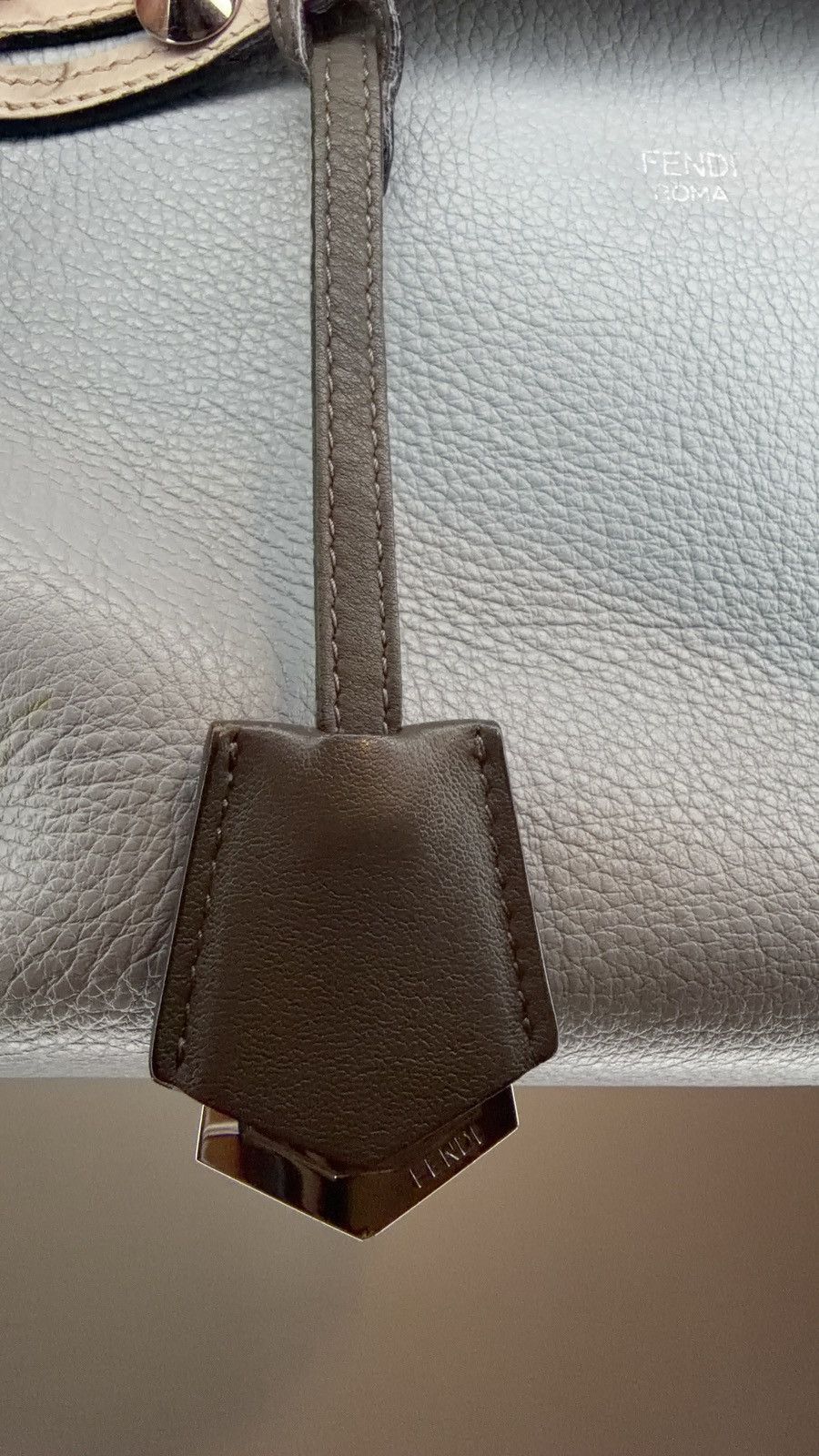 Fendi Fendi By the Way Medium Leather 2 Way Handbag Blue Size ONE SIZE - 10 Thumbnail