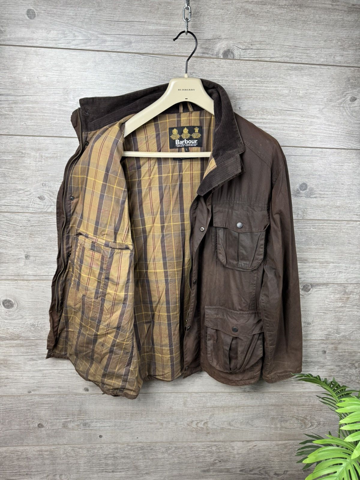Barbour BARBOUR JACKET VINTAGE A94 FLYWEIGHT WAX UTILITY LARGE Size US L / EU 52-54 / 3 - 2 Thumbnail