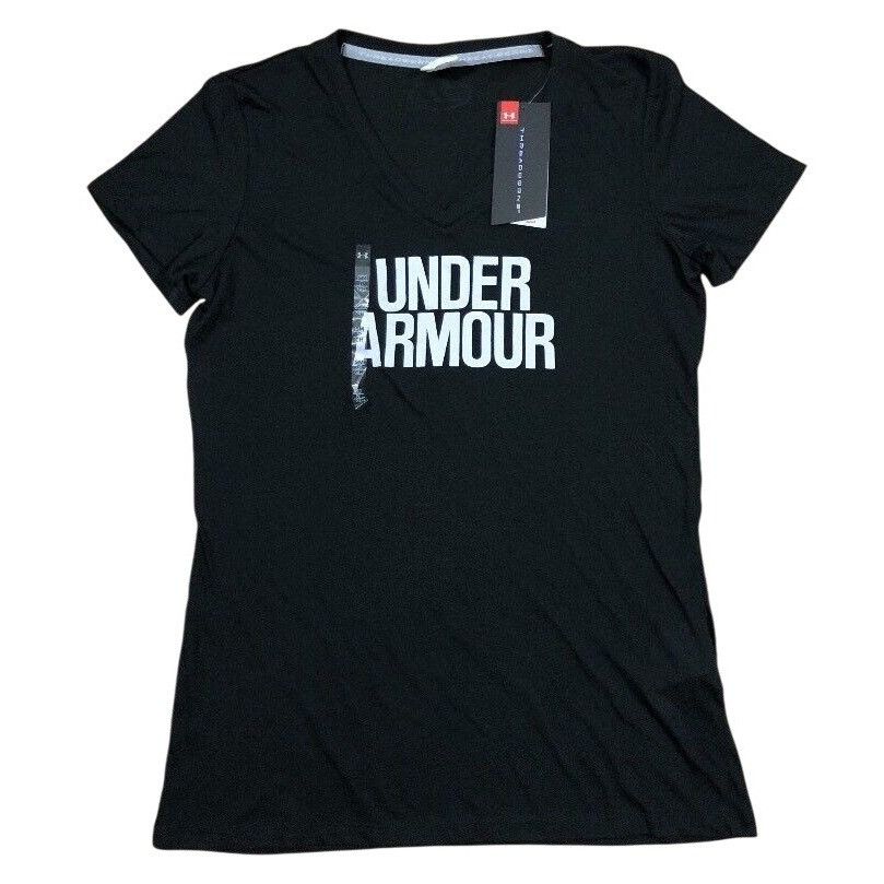 Under Armour UNDER ARMOUR Threadborne Shirt Womens Small Black And Light Size S / US 4 / IT 40 - 1 Thumbnail