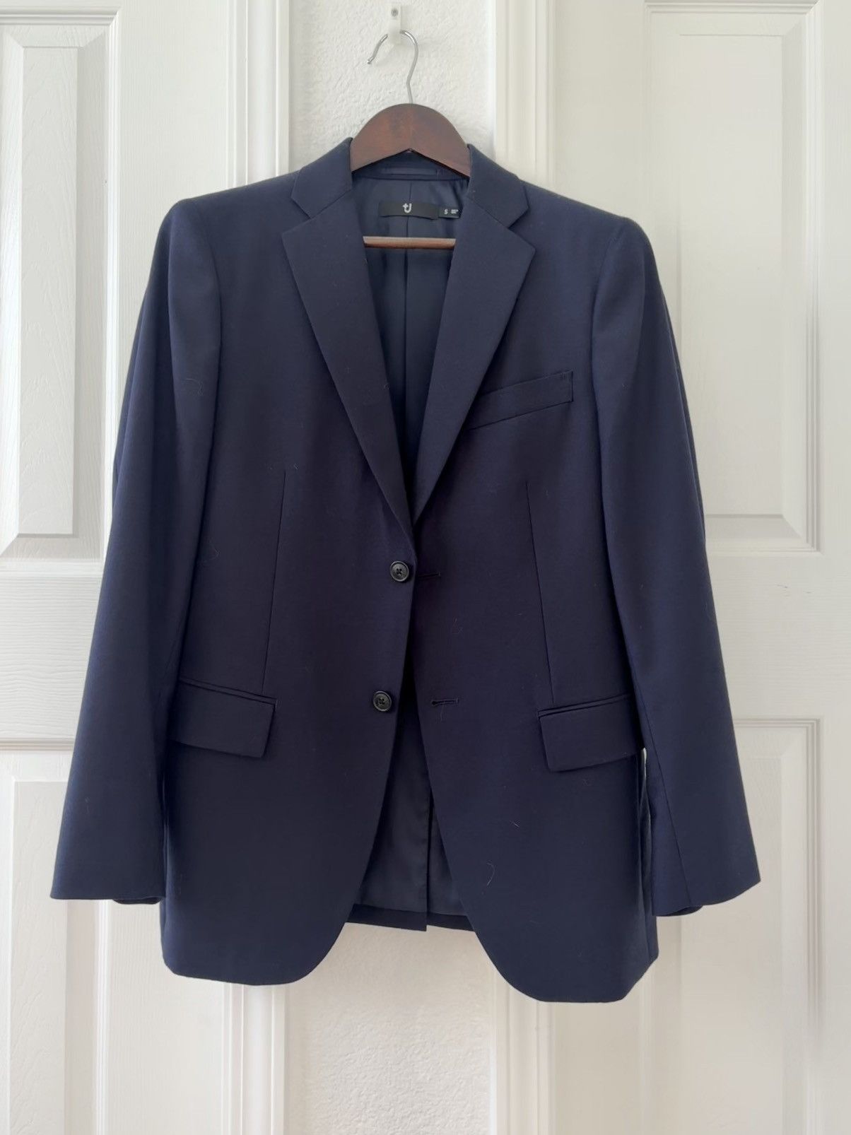 Jil Sander × Uniqlo +J wool jacket - navy Size US S / EU 44-46 / 1 - 1 Thumbnail