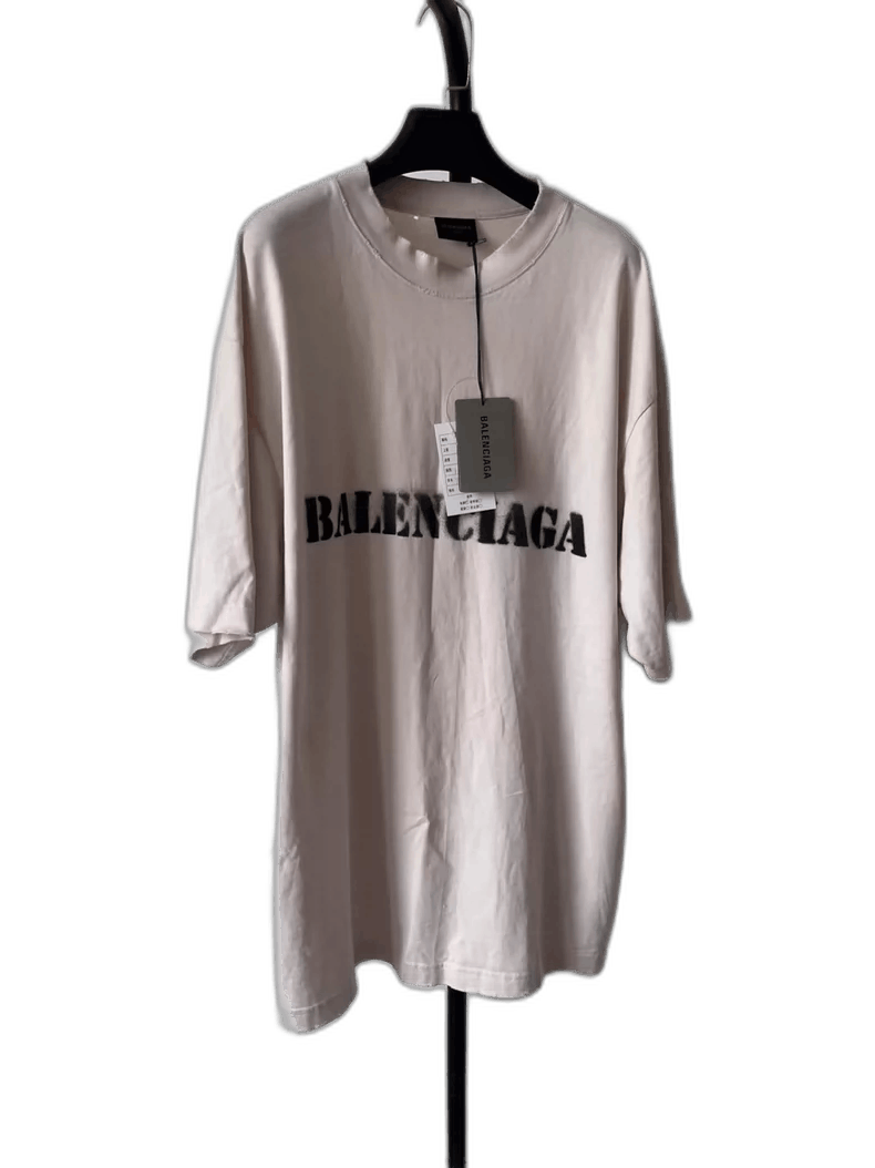 Balenciaga Balenciaga SS24 Bal Stencil Type T-shirt - dmc Size M / US 6-8 / IT 42-44 - 1 Thumbnail