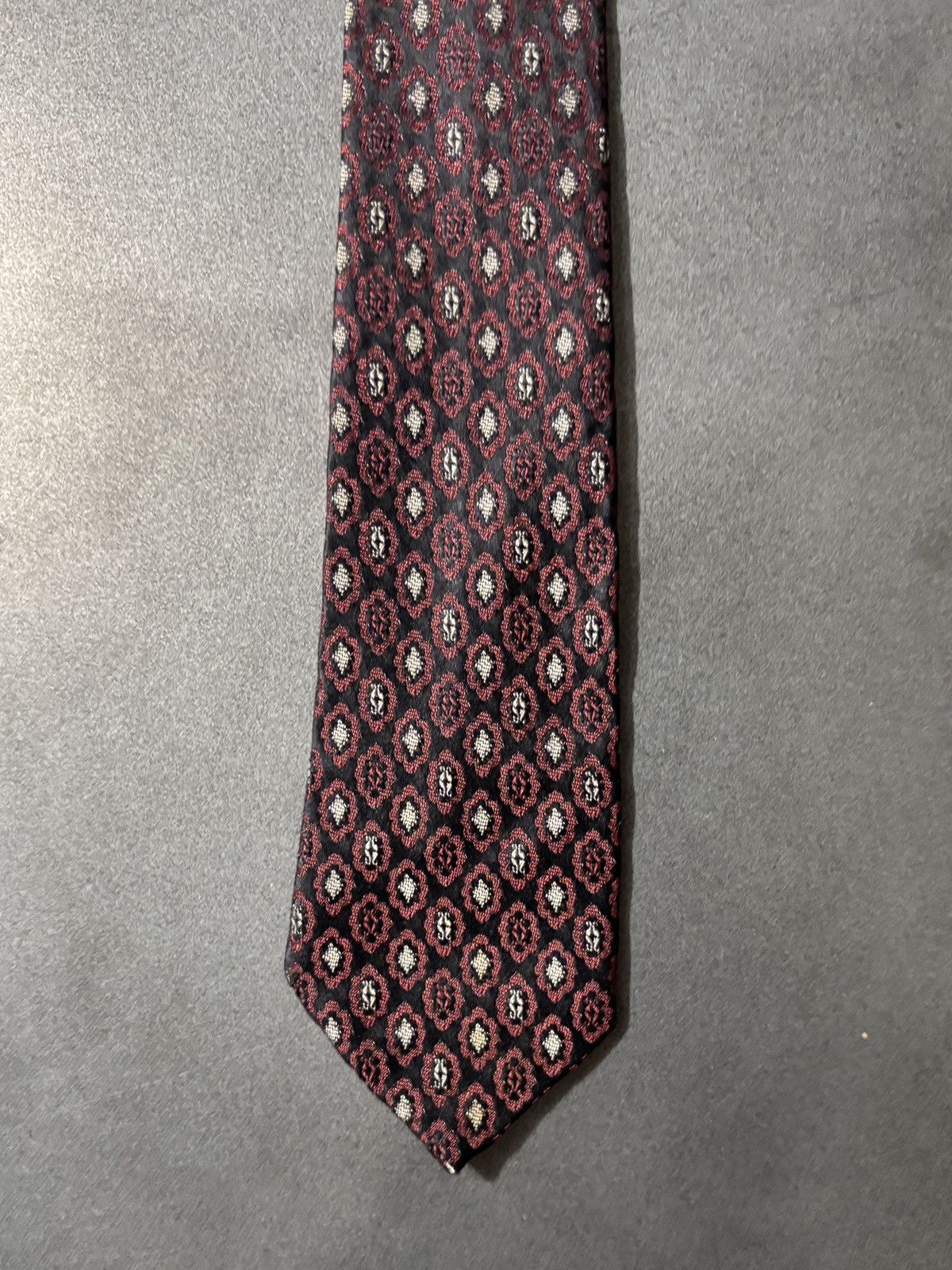 Vintage True Vintage Necktie Patterned Tie Select 1940s 1950s 1960s Size ONE SIZE - 3 Thumbnail