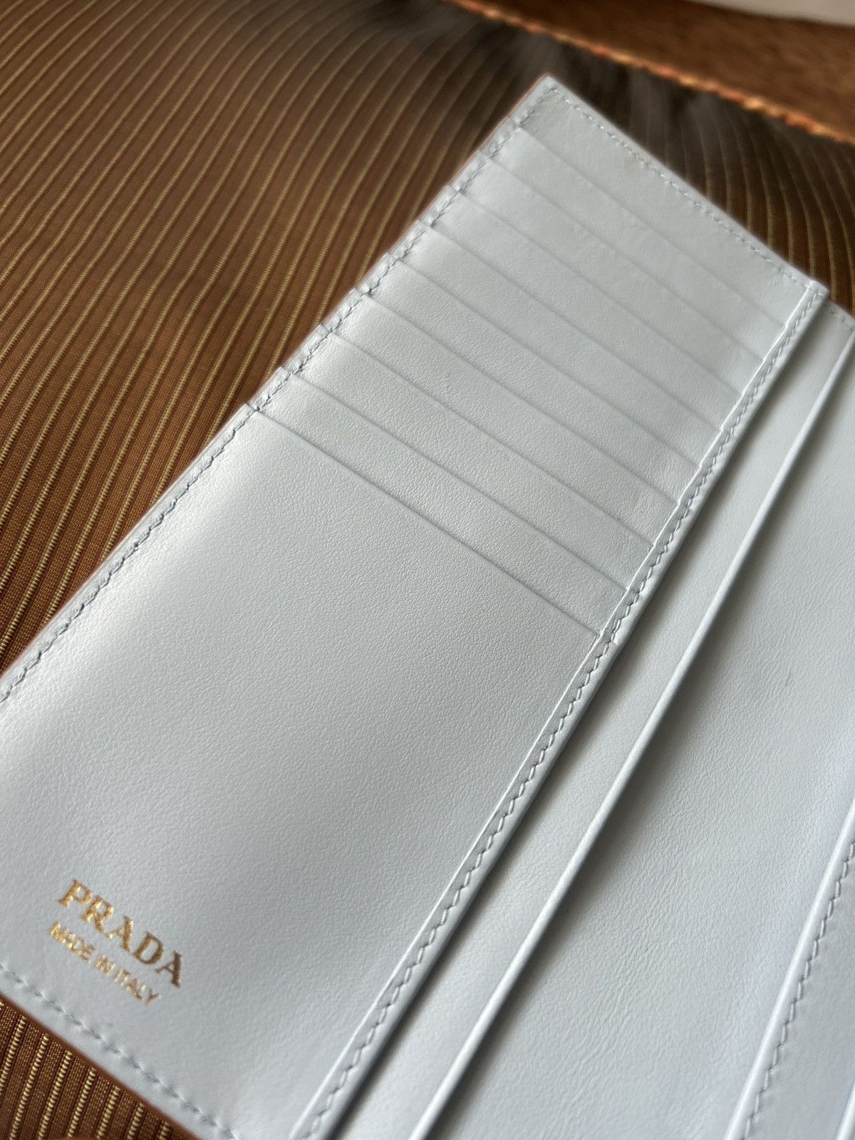 Prada Large Saffiano and smooth leather wallet Size ONE SIZE - 8 Thumbnail