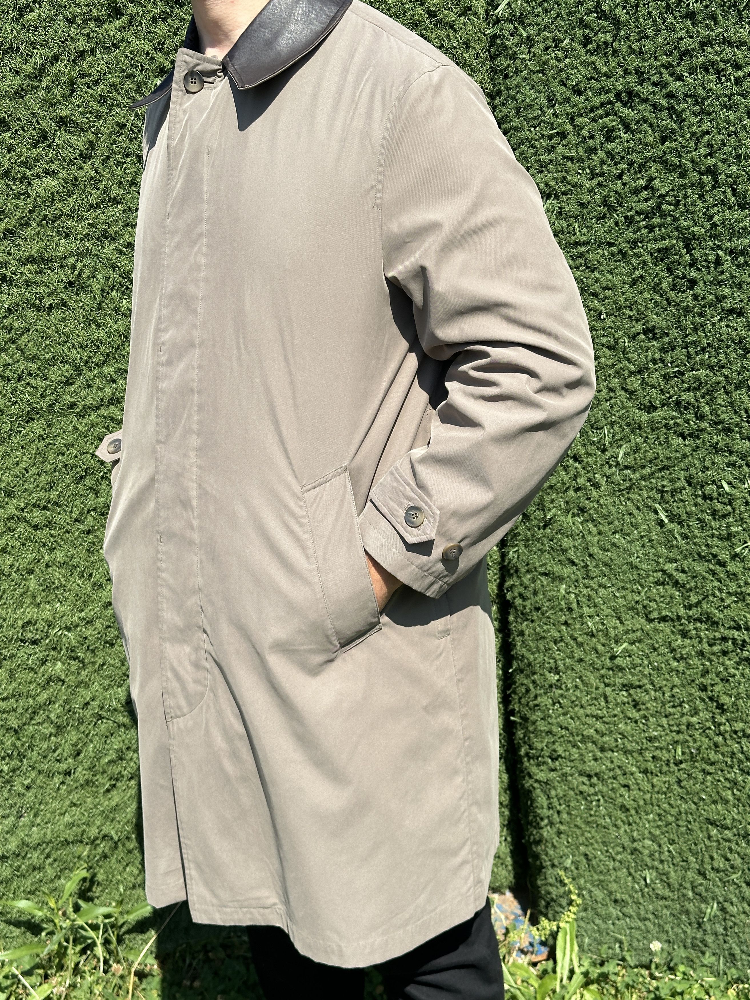 Ermenegildo Zegna Ermenegildo Zegna Prorsum Trench Coat Leather Long Size 48 M Size US M / EU 48-50 / 2 - 9 Thumbnail